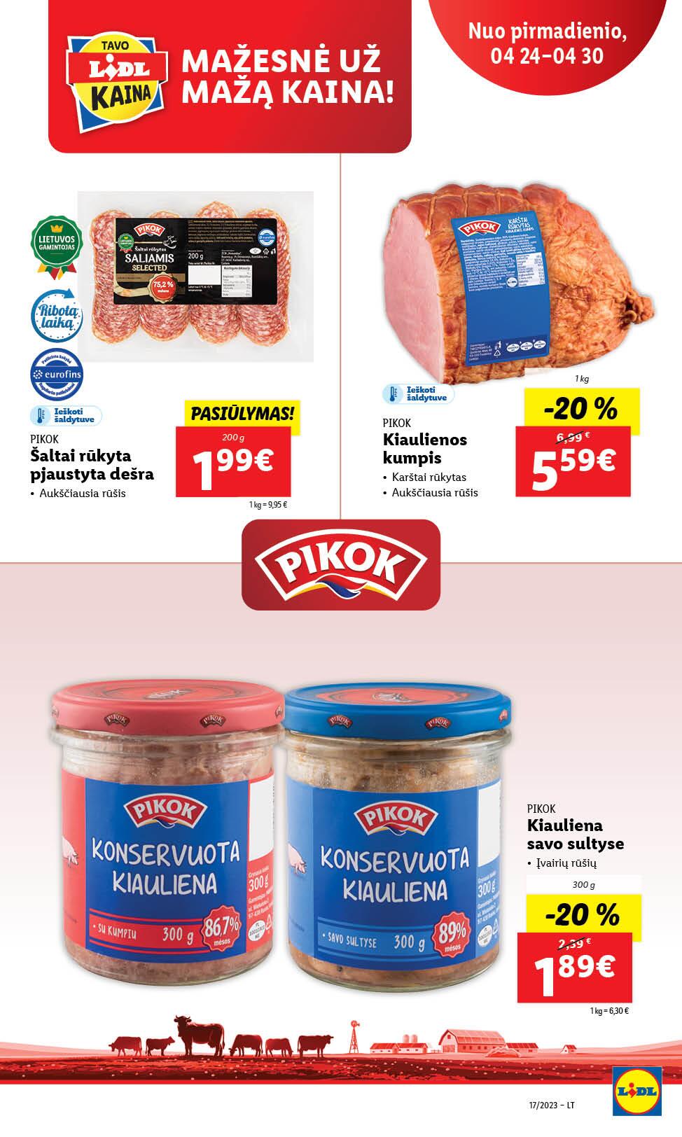 Naujausias LIDL kaininis katalogas 2023.04.24 - 2023.04.30