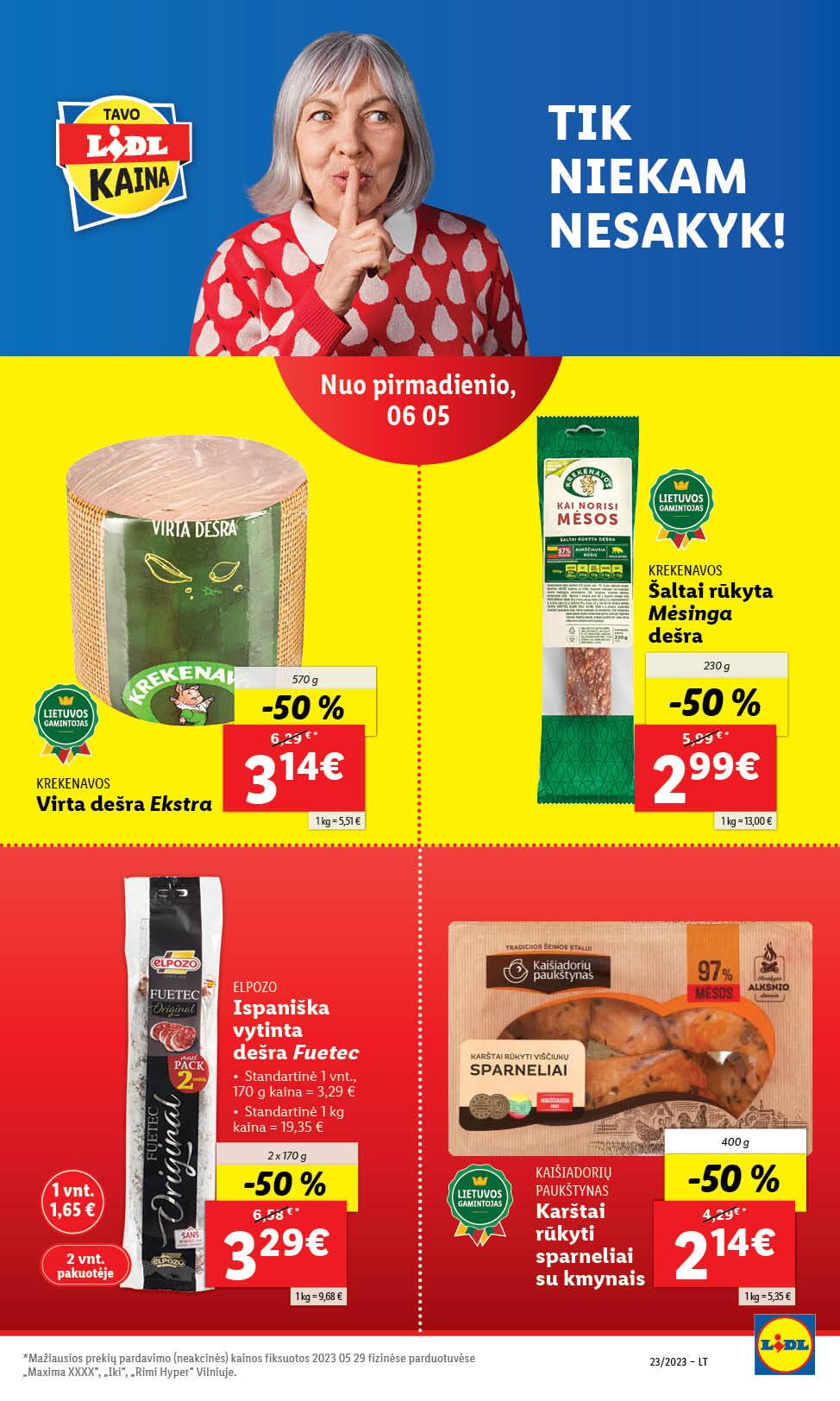 Naujausias LIDL kaininis katalogas 2023.06.05 - 2023.06.11