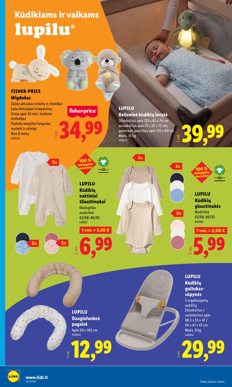 LIDL ne maisto prekių leidinys 2026.08.17 - 2026.08.23