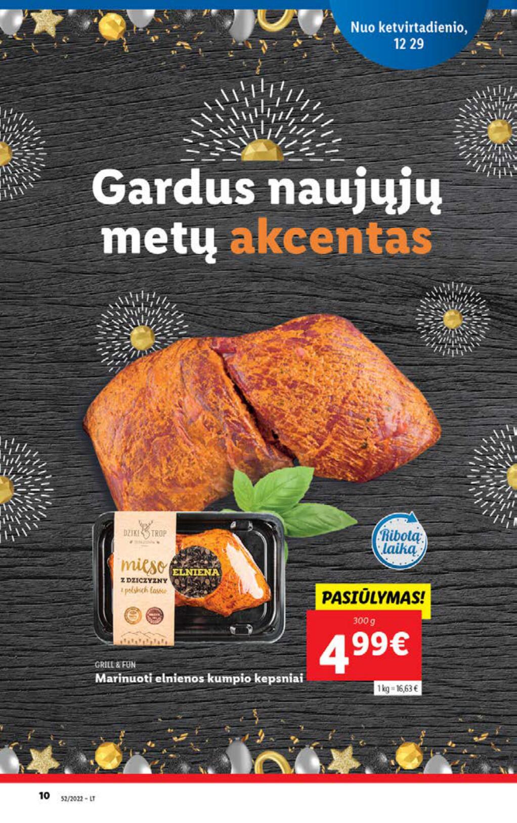 Naujausias LIDL kaininis katalogas 2022.12.26 - 2023.01.01