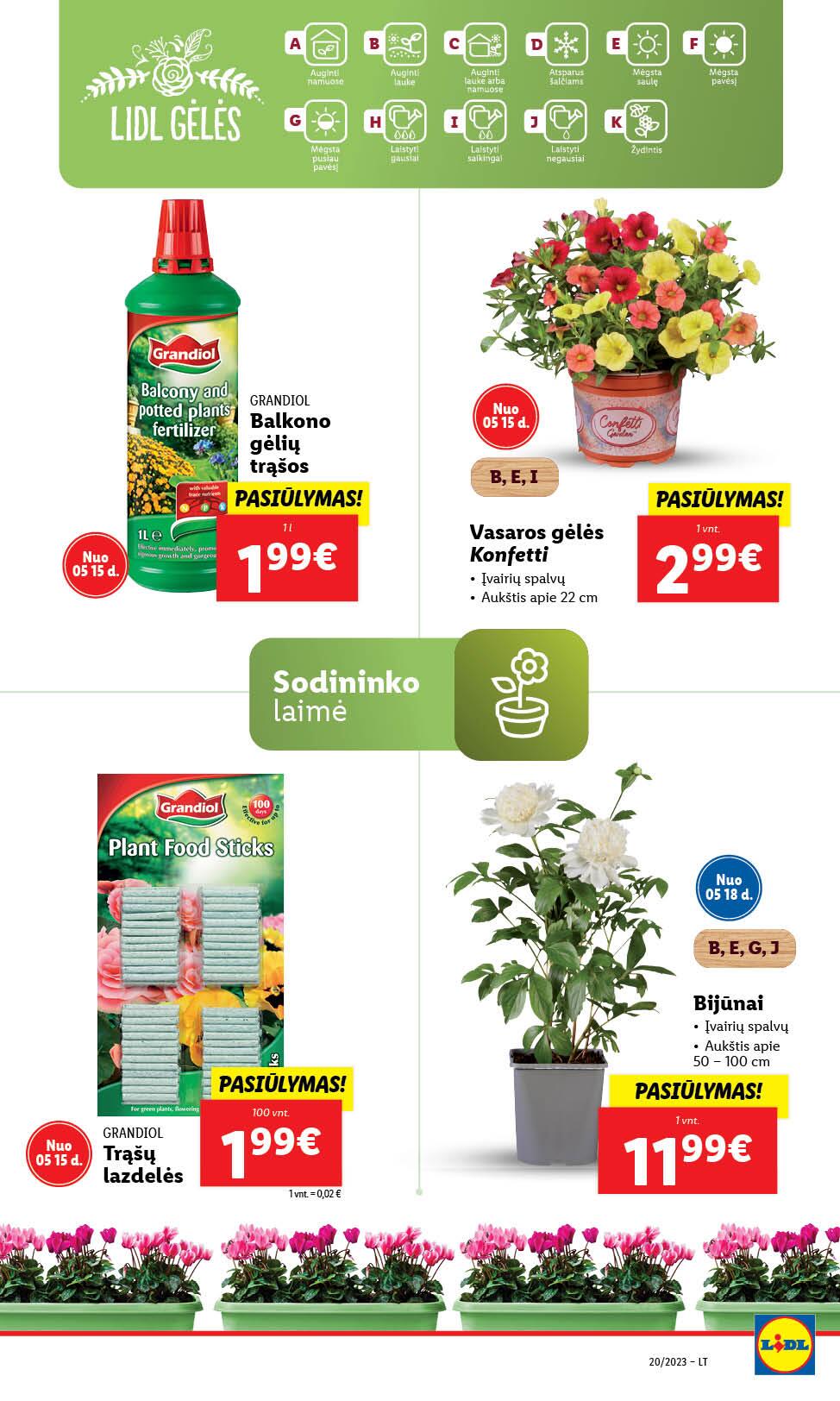 Naujausias LIDL kaininis katalogas 2023.05.15 - 2023.05.21