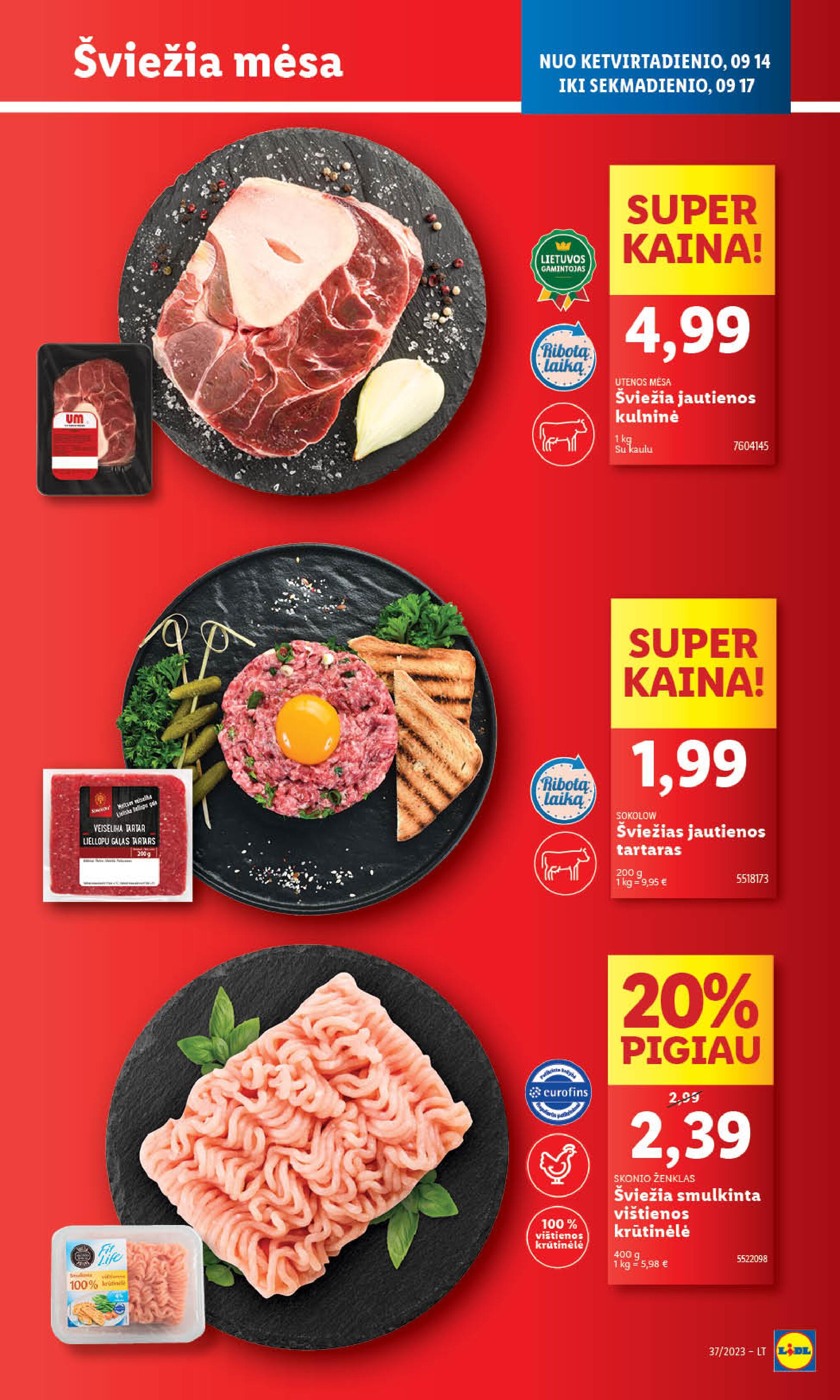 Naujausias LIDL kaininis katalogas 2023.09.11 - 2023.09.17
