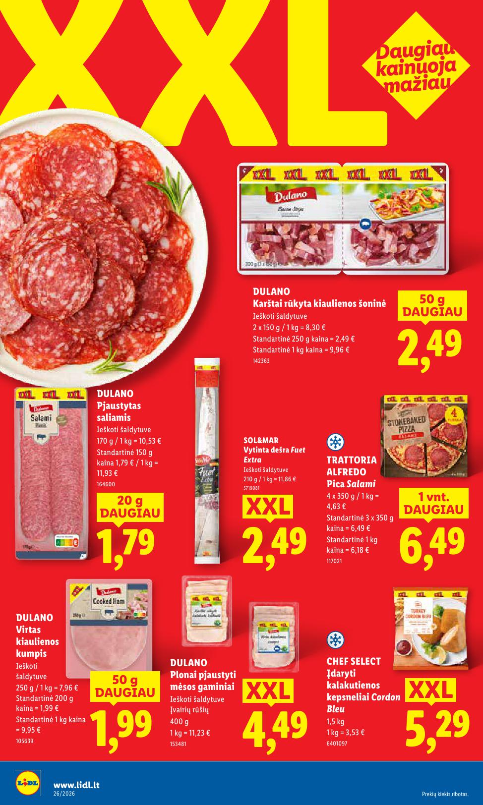 Naujausias LIDL kaininis katalogas 2026.06.22 - 2026.06.28