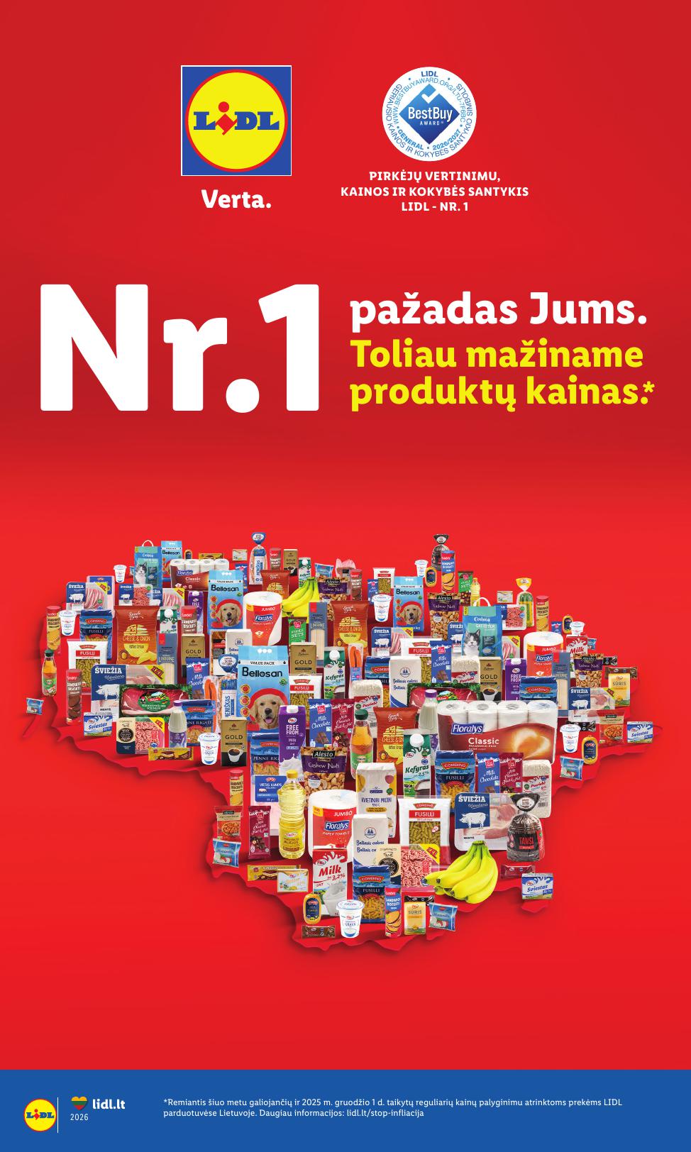 LIDL nuolaidų katalogas "Nr.1 Pažadas Jums"
