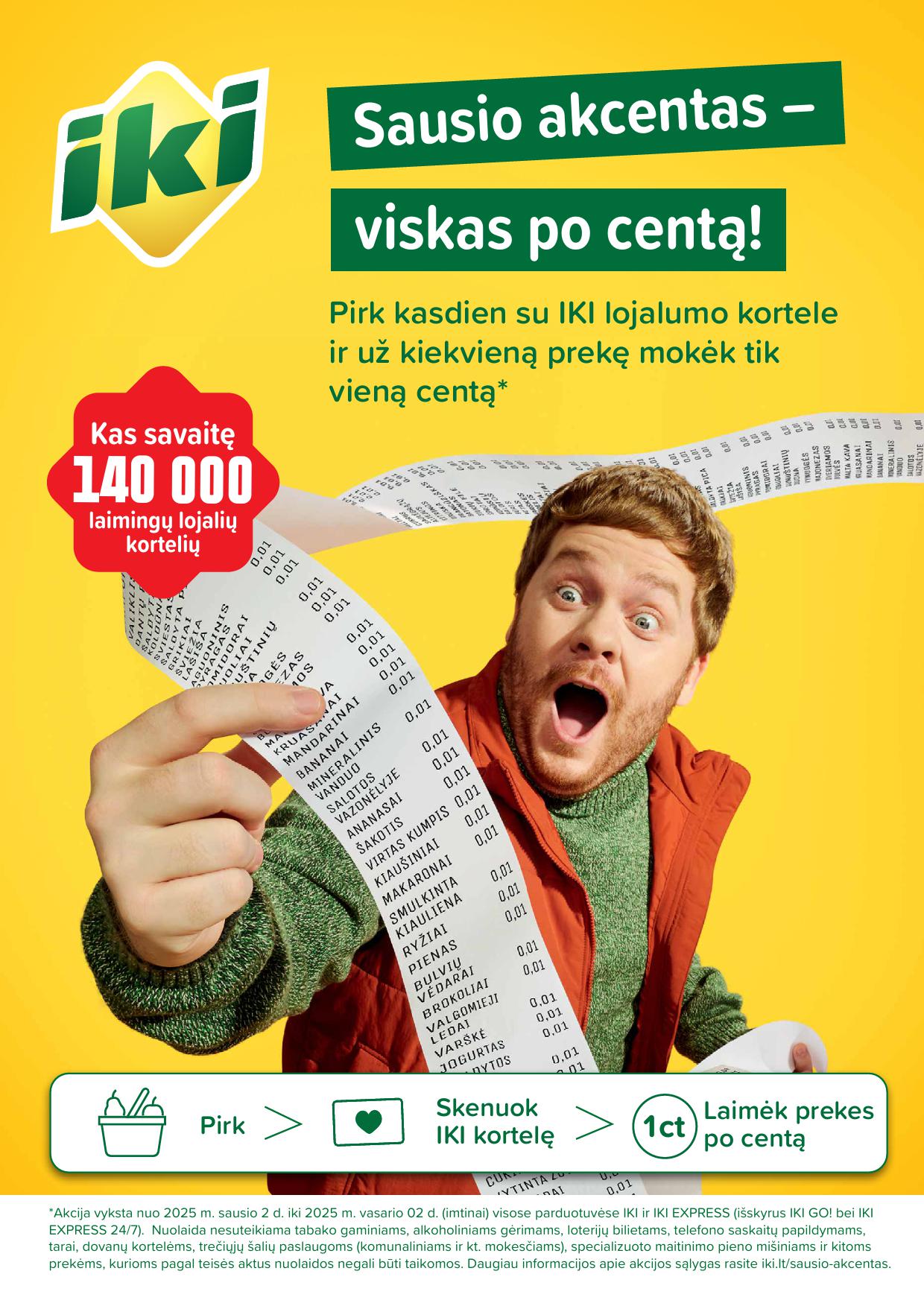 Naujausias IKI kaininis katalogas 2025.01.13 - 2025.01.19