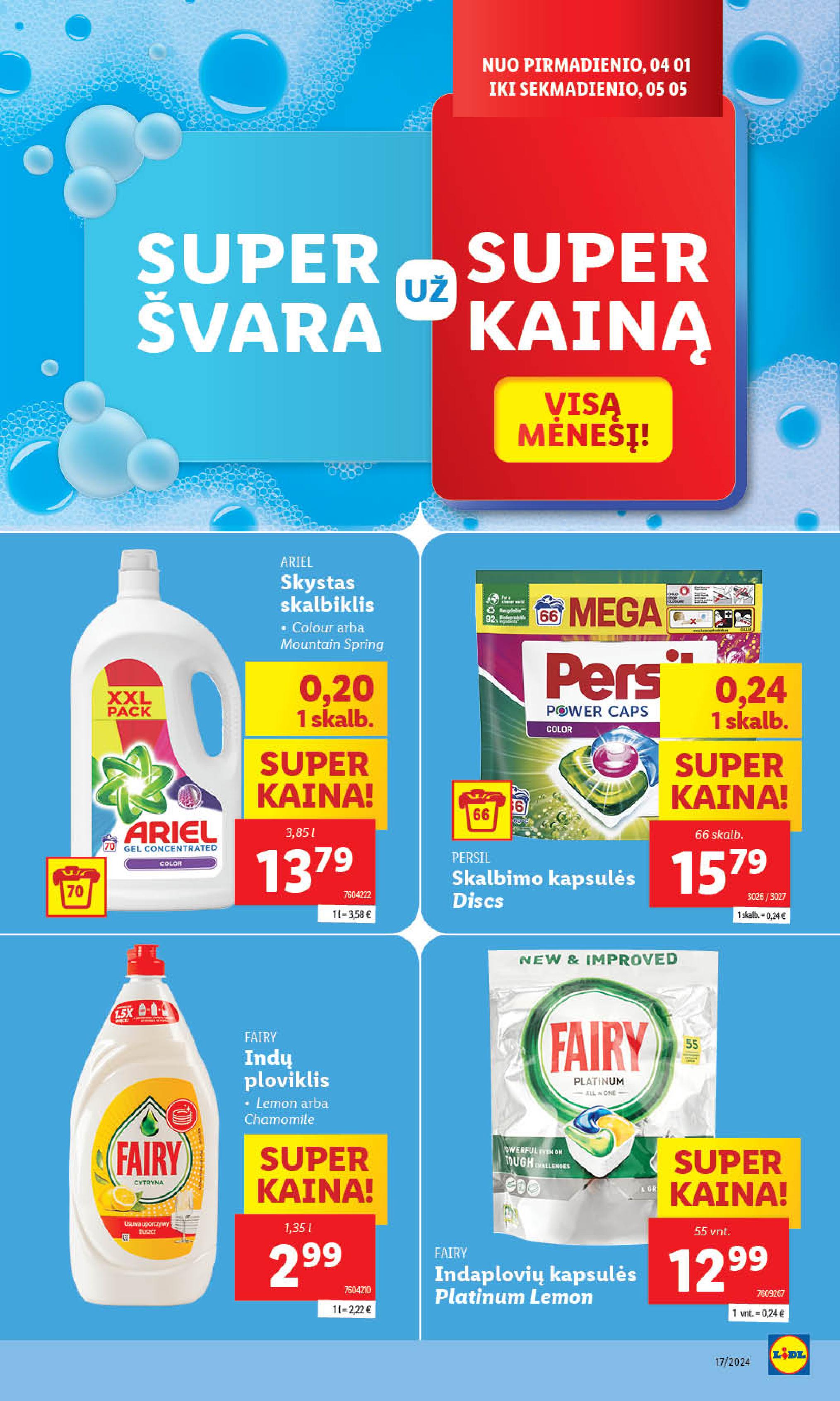 Naujausias LIDL kaininis katalogas 2024.04.22 - 2024.04.28