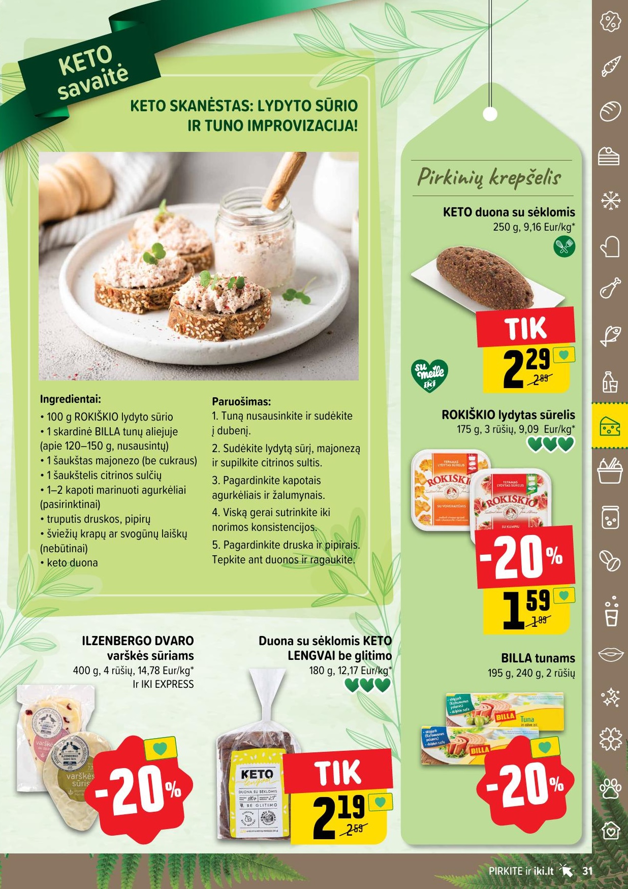 Naujausias IKI kaininis katalogas 2025.06.16 - 2025.06.22