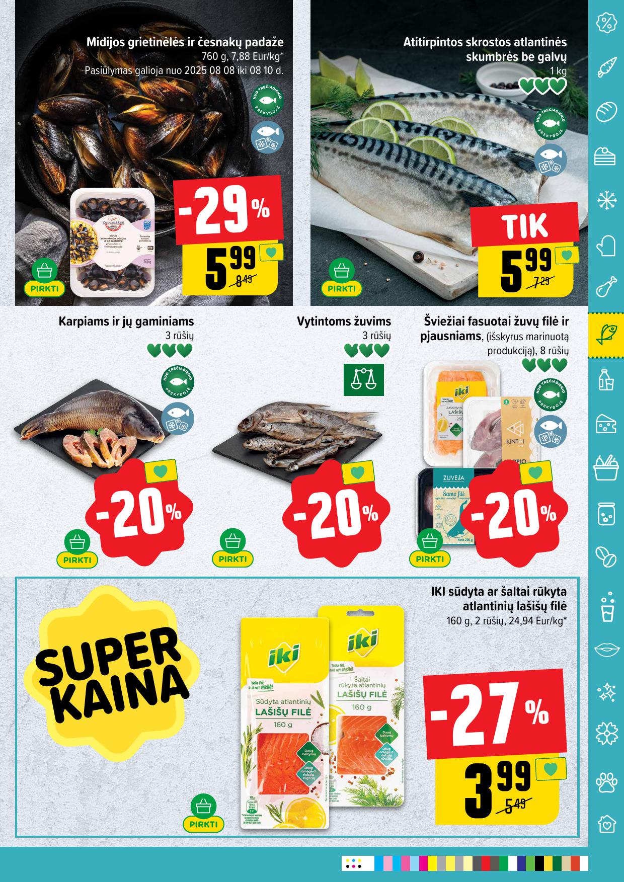Naujausias IKI kaininis katalogas 2025.08.04 - 2025.08.10
