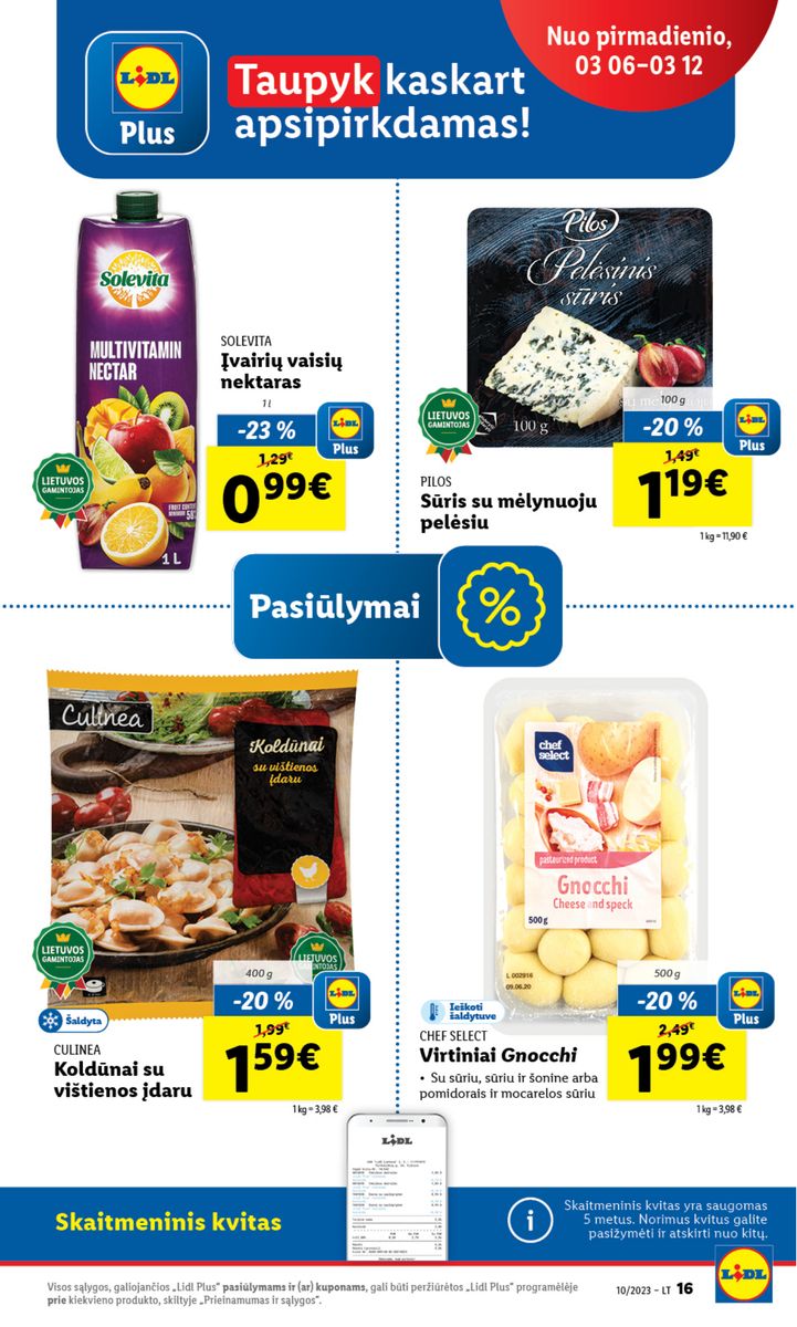 Naujausias LIDL kaininis katalogas 2023.03.06 - 2023.03.12