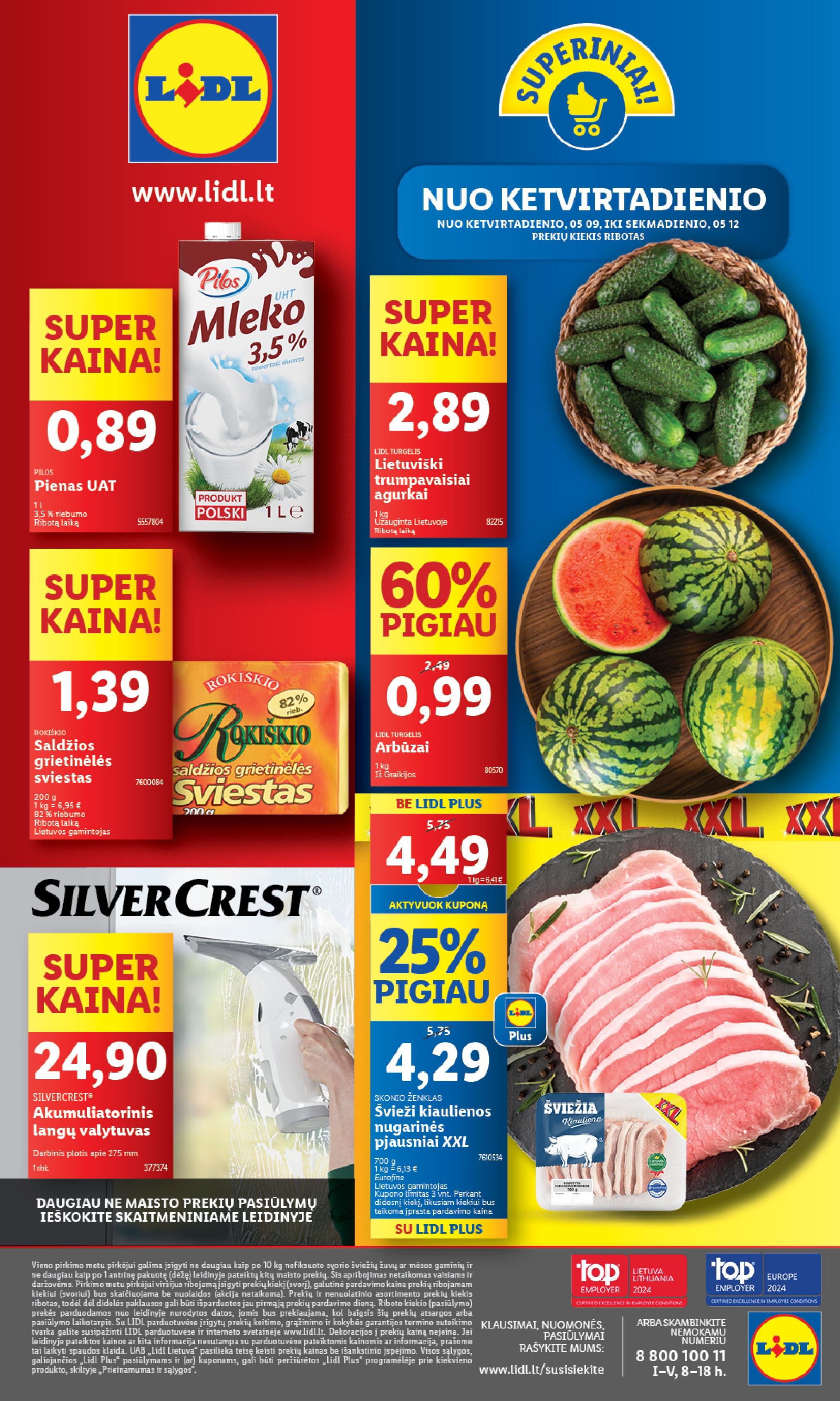Naujausias LIDL kaininis katalogas 2024.05.06 - 2024.05.12