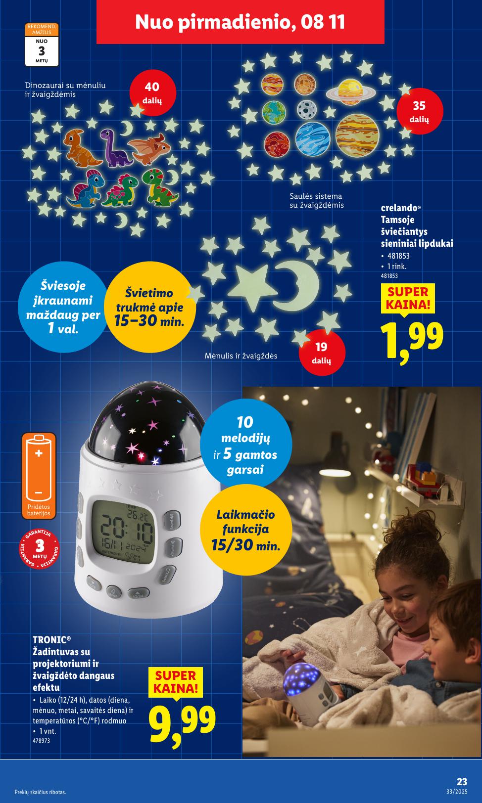 LIDL ne maisto prekių leidinys 2025.08.11 - 2025.08.17
