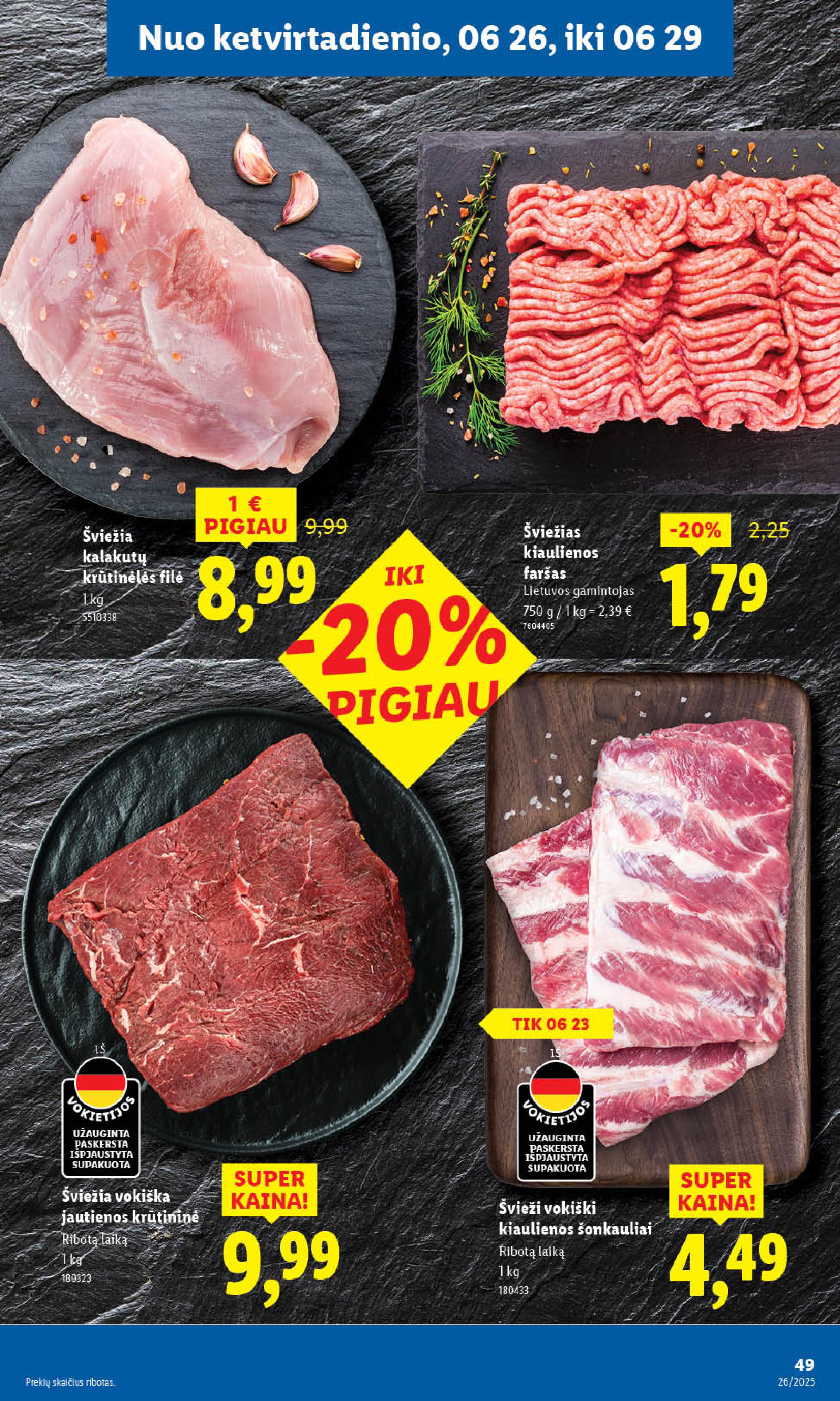Naujausias LIDL kaininis katalogas 2025.06.23 - 2025.06.29