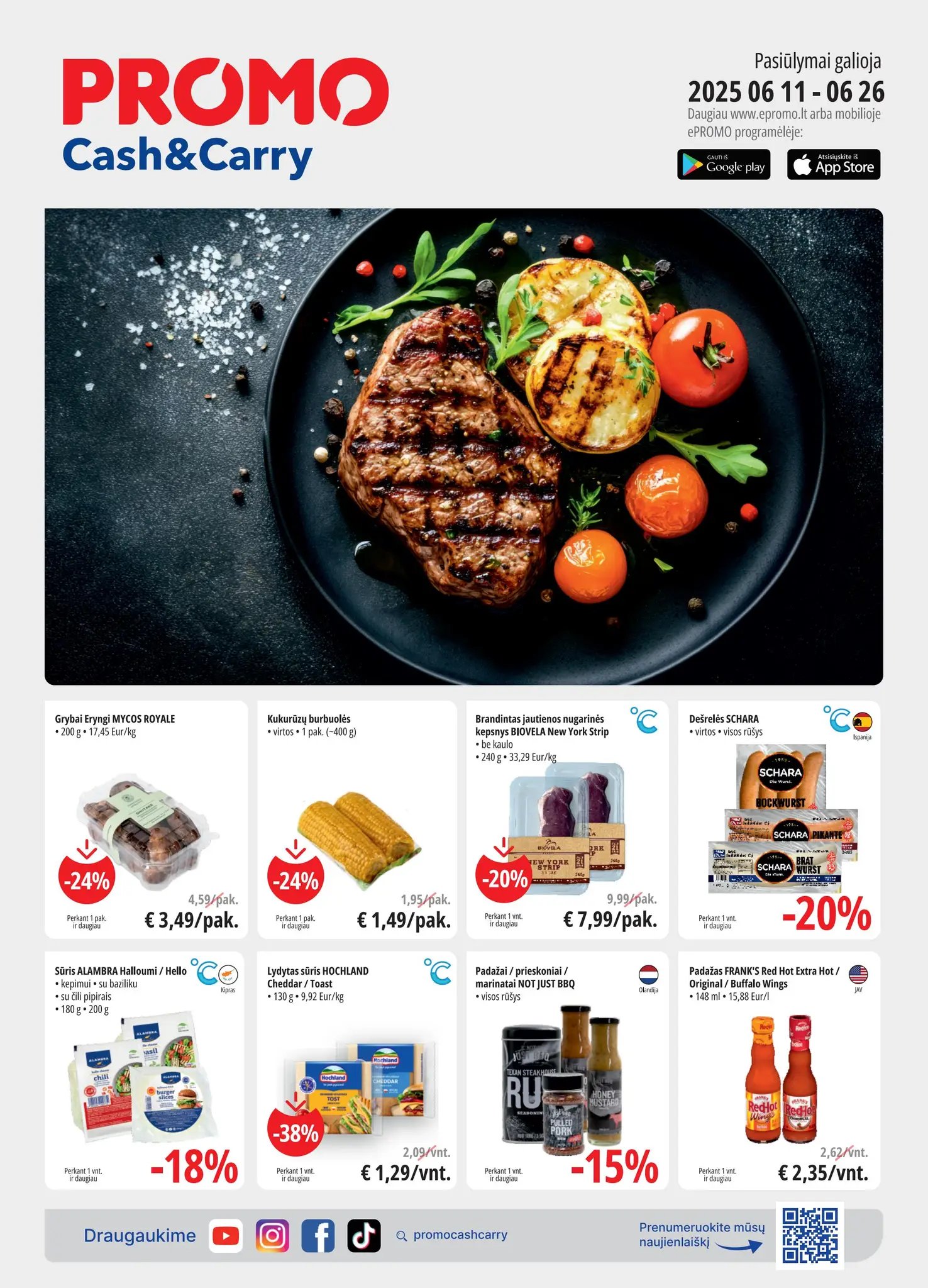 Naujas PROMO Cash&Carry leidinys nuo 2025.06.11 iki 2025.06.26
