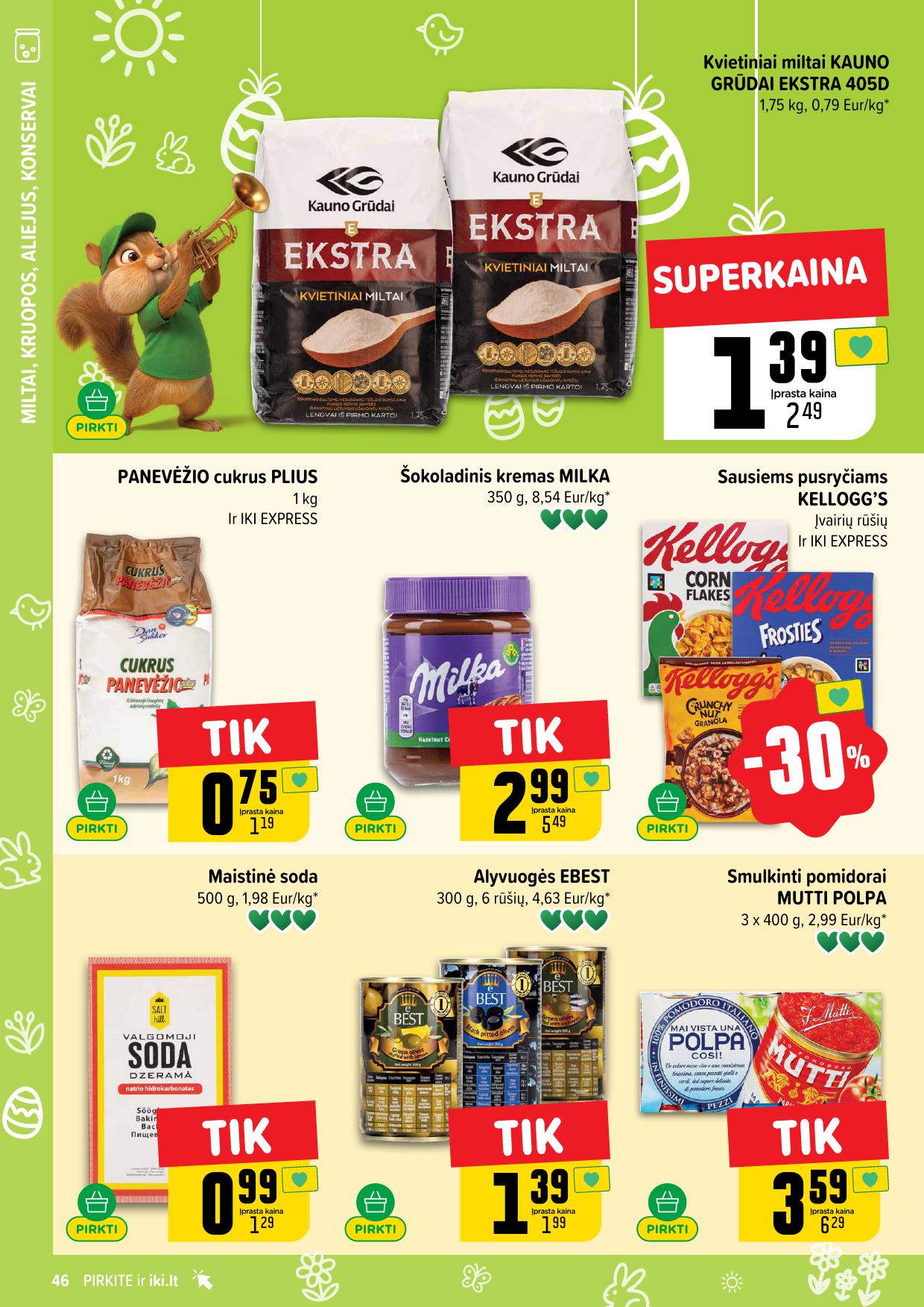 Naujausias IKI kaininis katalogas 2026.03.30 - 2026.04.04