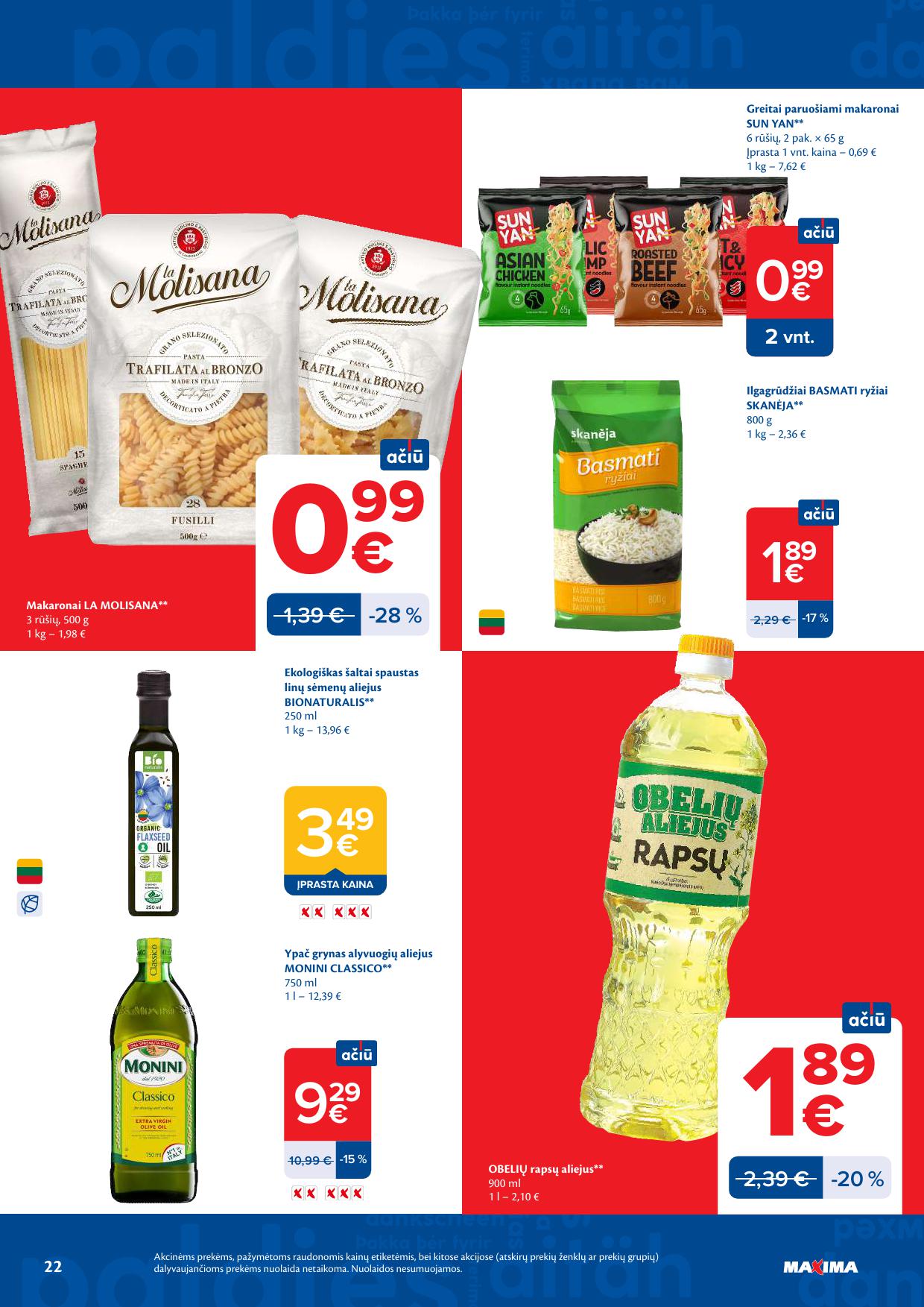 MAXIMA akcijų ir nuolaidų leidinys Nr.22 2026.05.26 - 2026.06.01