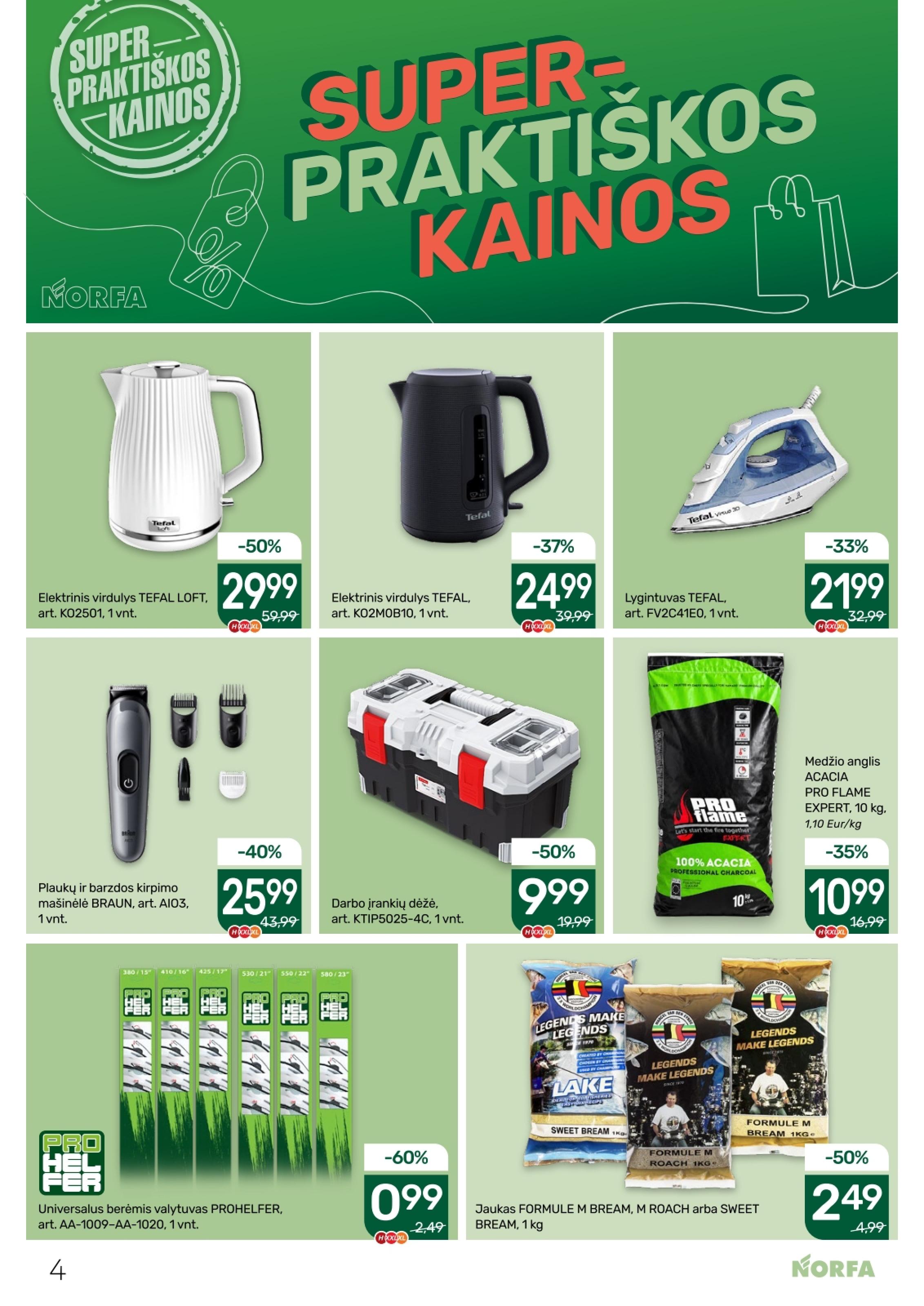 Naujausias NORFA kaininis katalogas 2026.07.23 - 2026.08.05