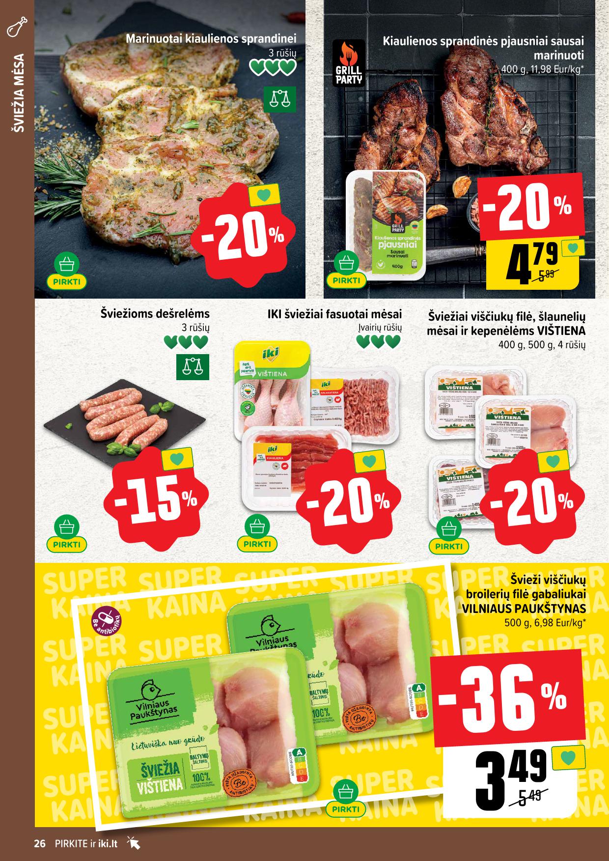 Naujausias IKI kaininis katalogas 2026.02.16 - 2026.02.22