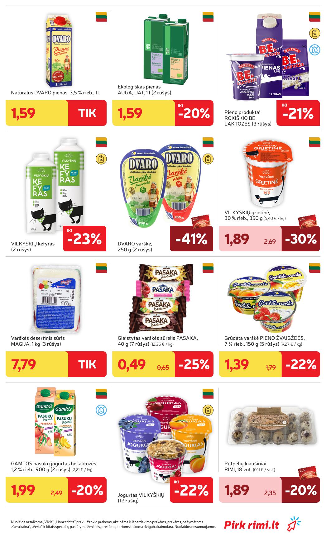 Naujausias RIMI kaininis katalogas 2026.03.24 - 2026.03.30