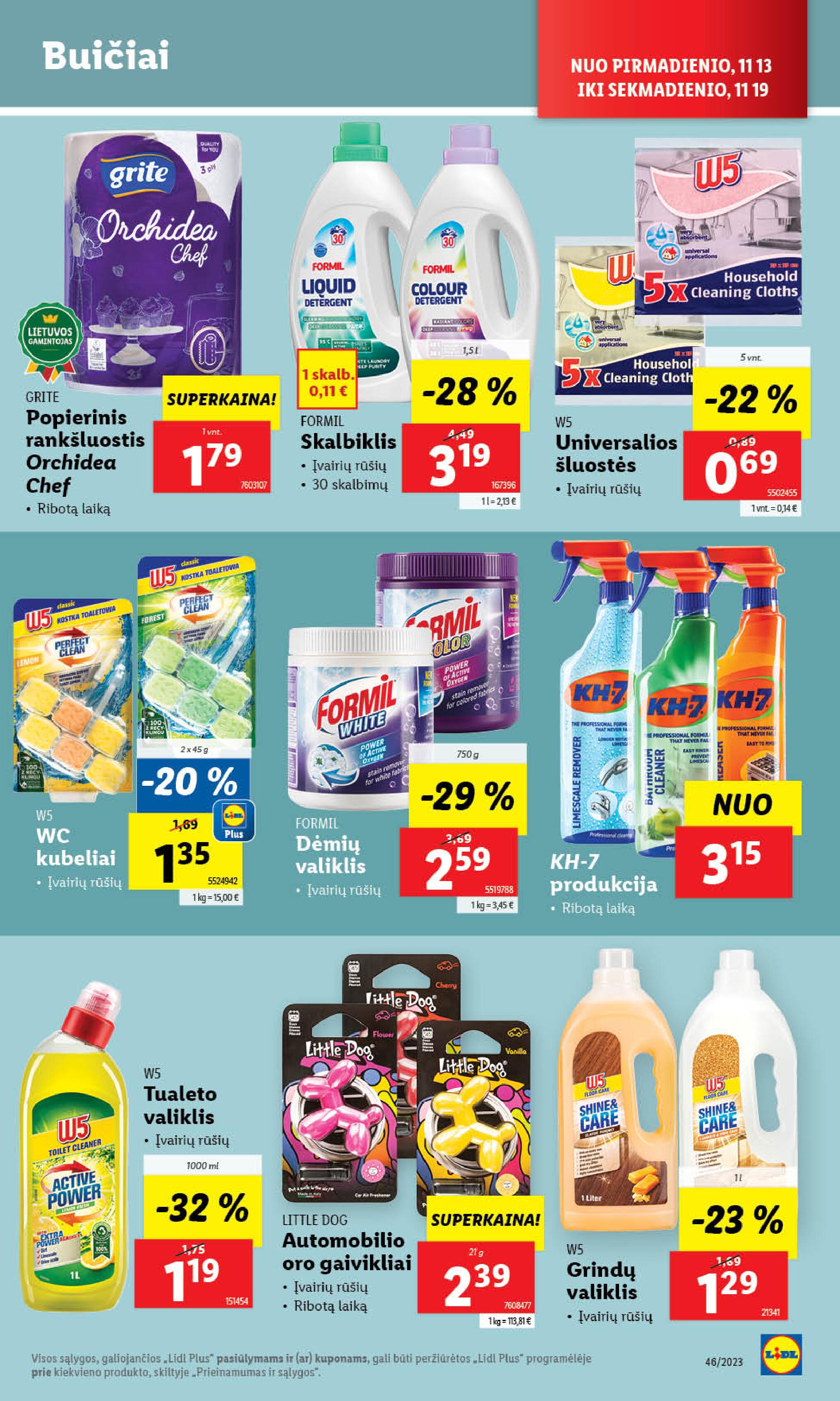 Naujausias LIDL kaininis katalogas 2023.11.13 - 2023.11.19