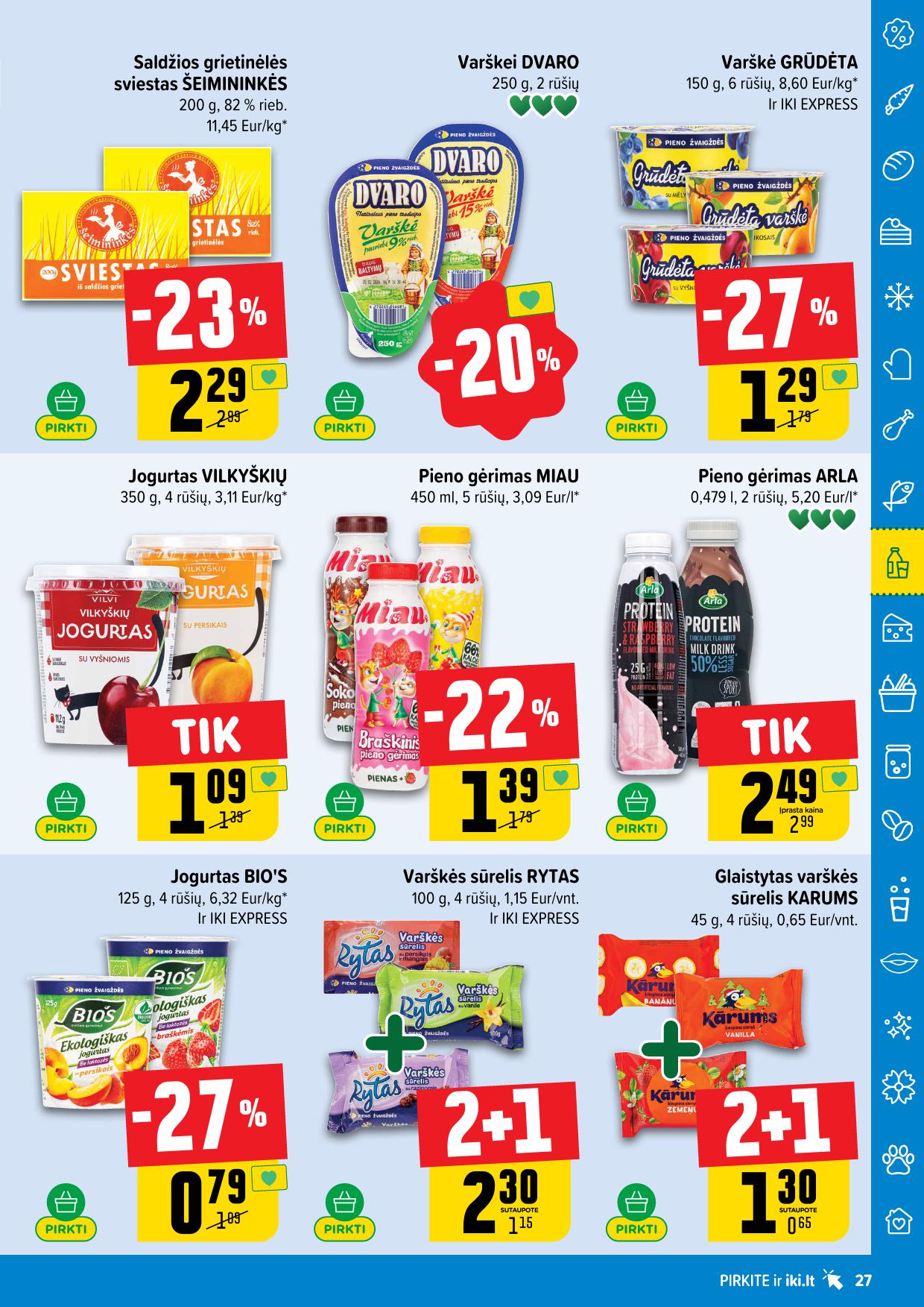 IKI SAVAITĖLĖ akcijų ir nuolaidų leidinys Nr.27 2025.06.30 - 2025.07.06