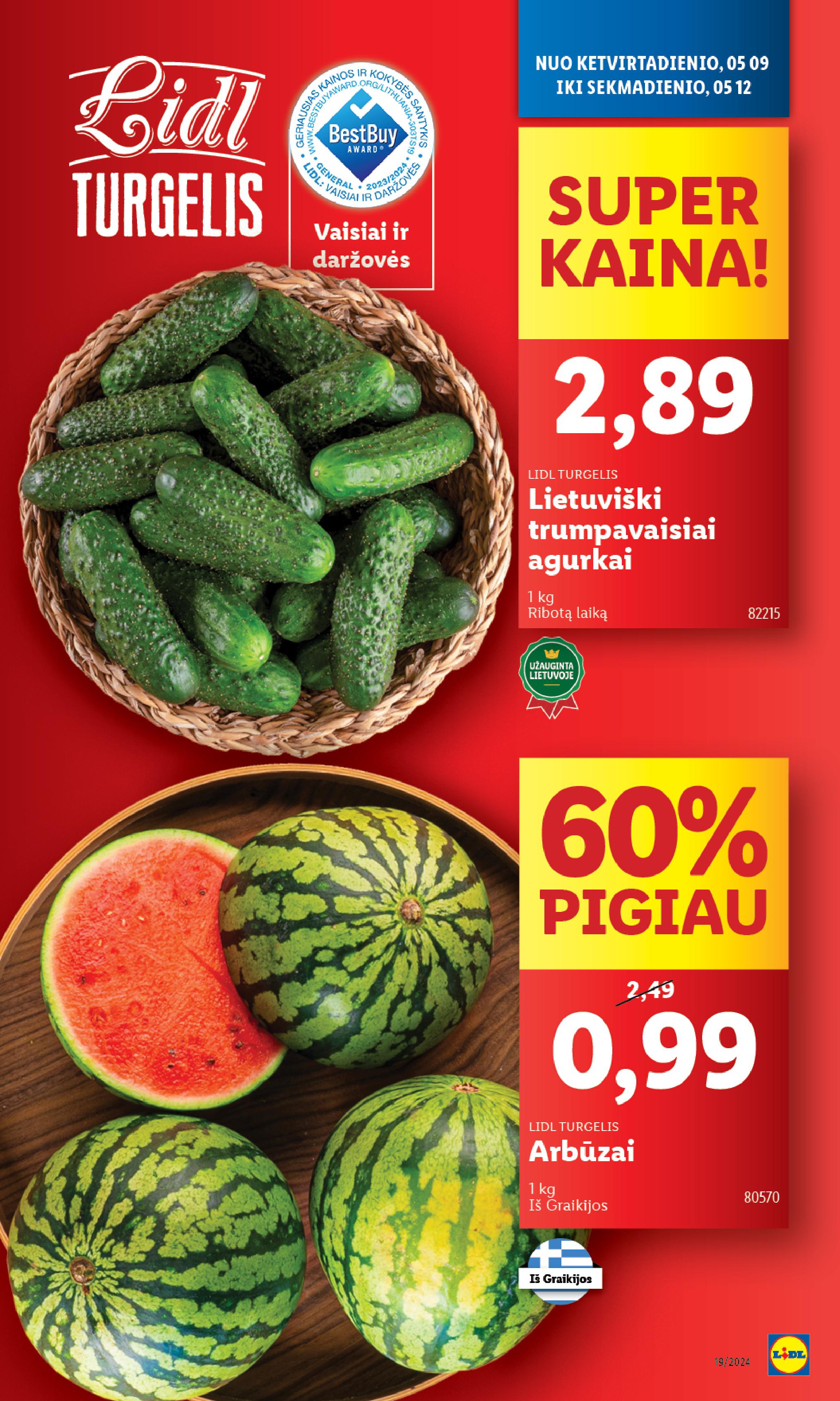 Naujausias LIDL kaininis katalogas 2024.05.06 - 2024.05.12