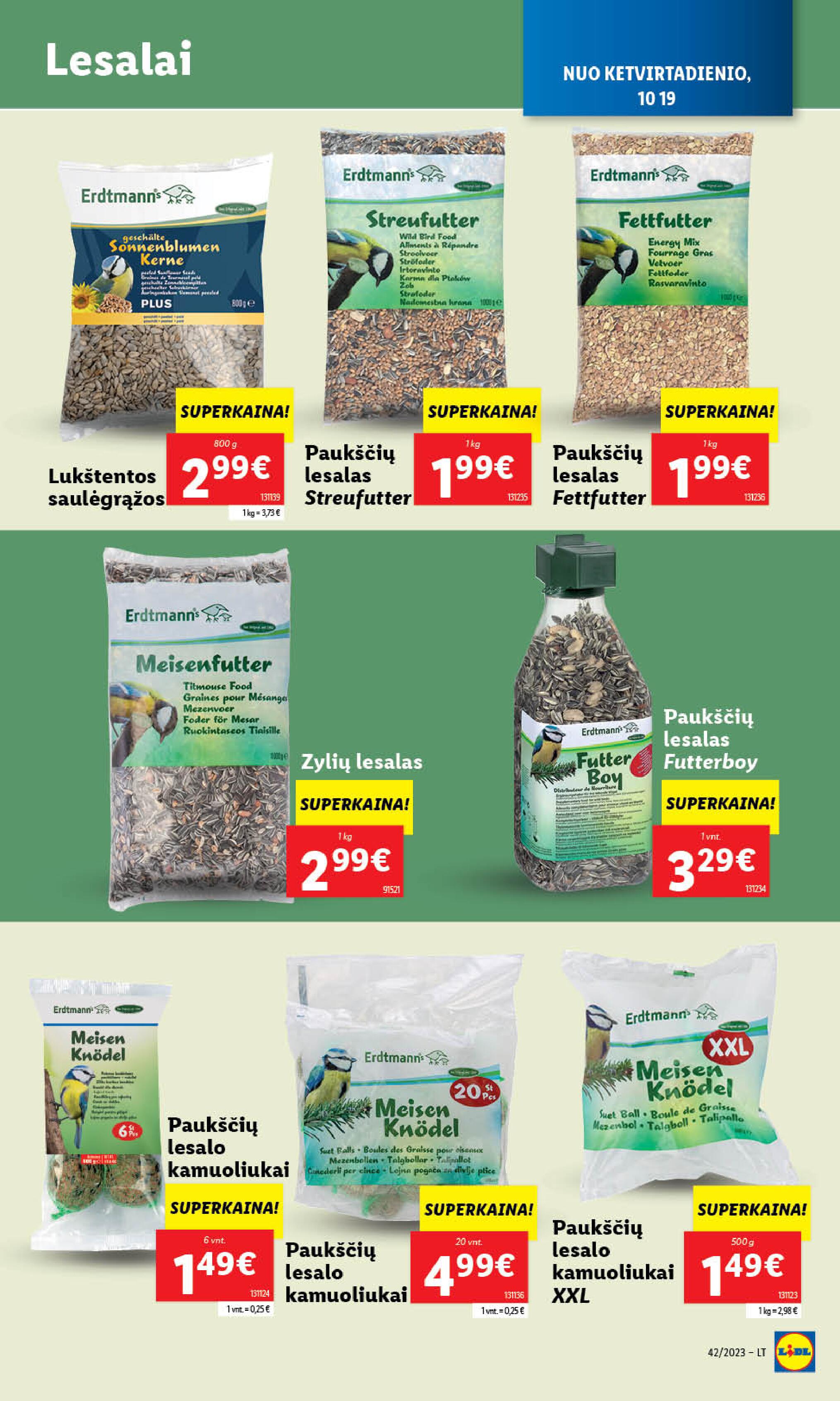 Naujausias LIDL kaininis katalogas 2023.10.16 - 2023.10.22