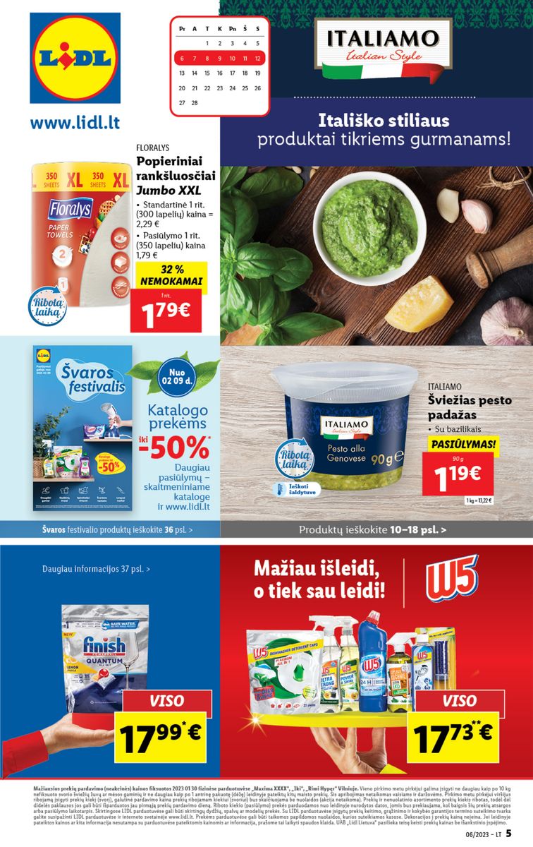 Naujausias LIDL kaininis katalogas 2023.02.06 - 2023.02.12