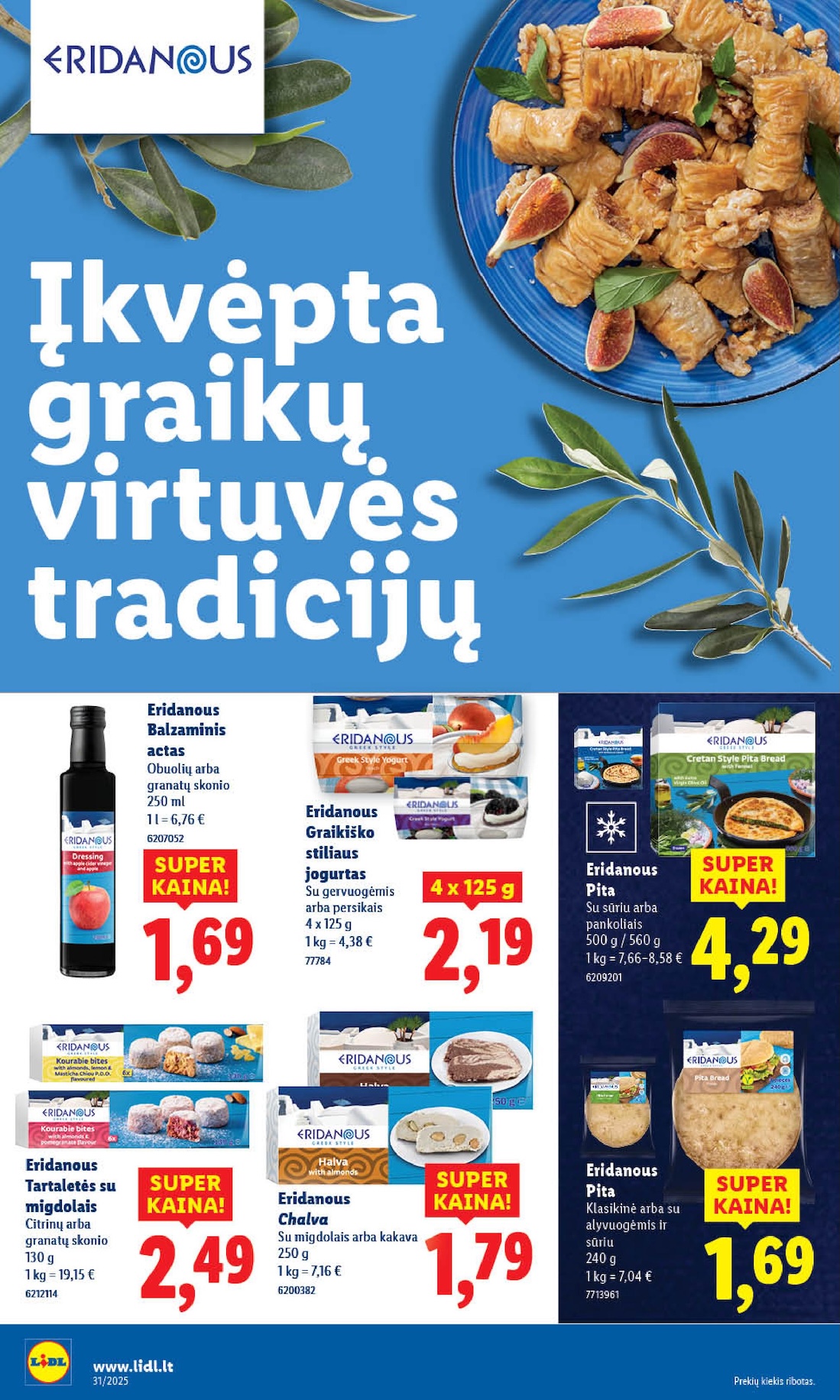 Naujausias LIDL kaininis katalogas 2025.07.28 - 2025.08.03