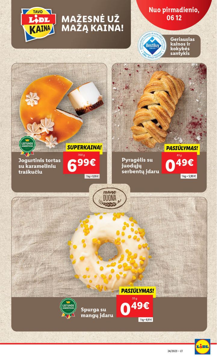 Naujausias LIDL kaininis katalogas 2023.06.12 - 2023.06.18