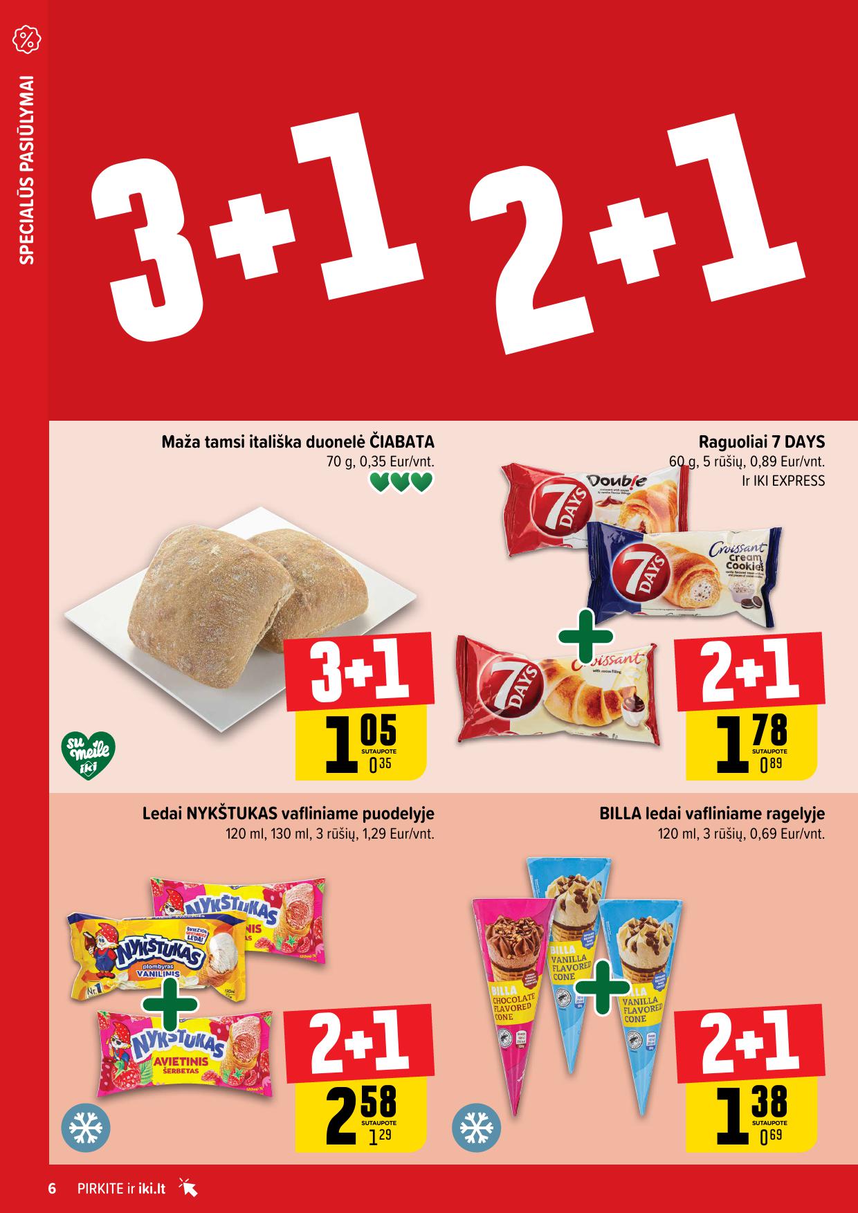 IKI akcijų leidinukas "Daugiau yra pigiau 1+1 nemokamai" 2025.06.09 - 2025.06.15