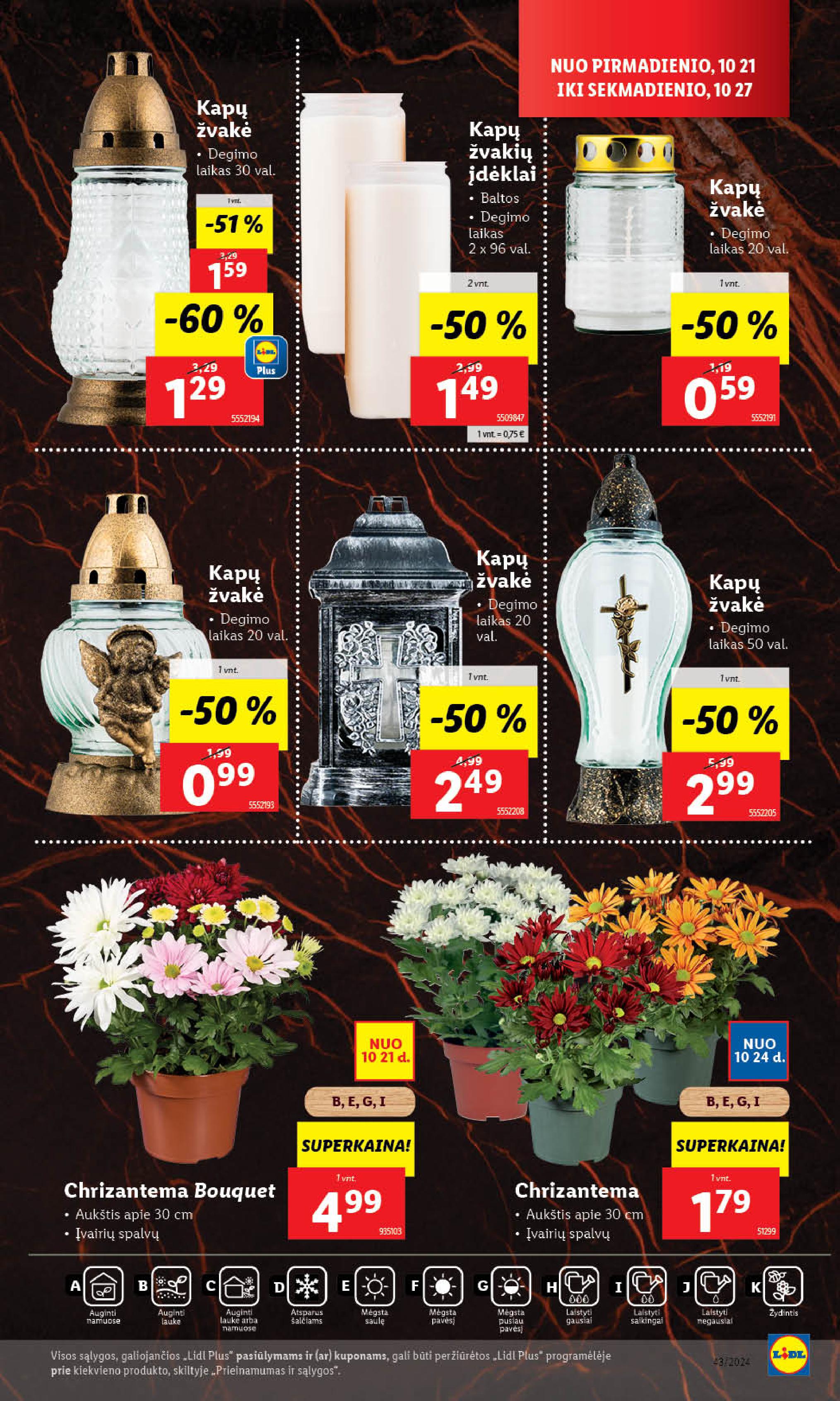 Naujausias LIDL kaininis katalogas 2024.10.21 - 2024.10.27