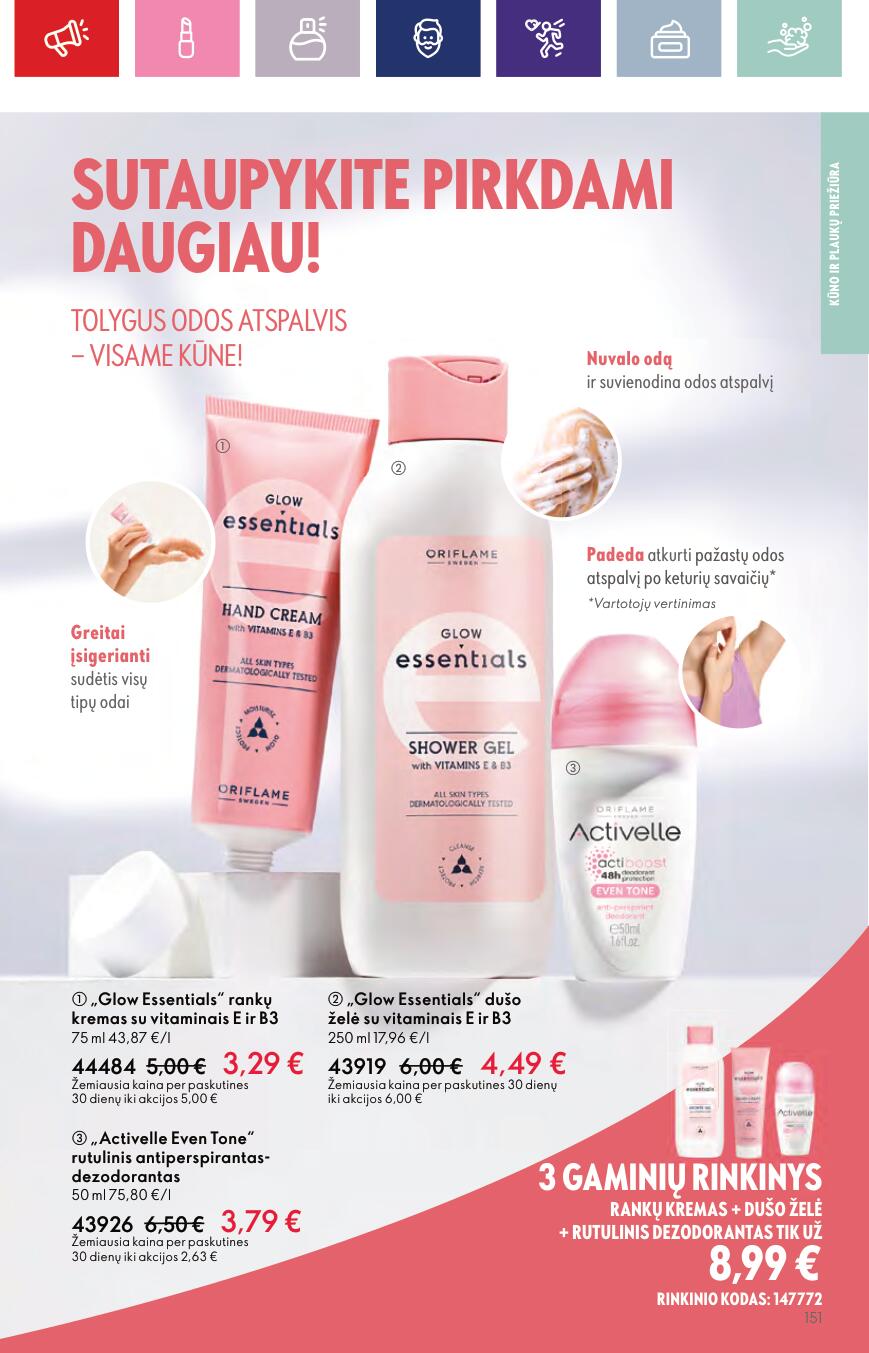 Naujas ORIFLAME katalogas galioja 2023.09.13 - 2023.10.03