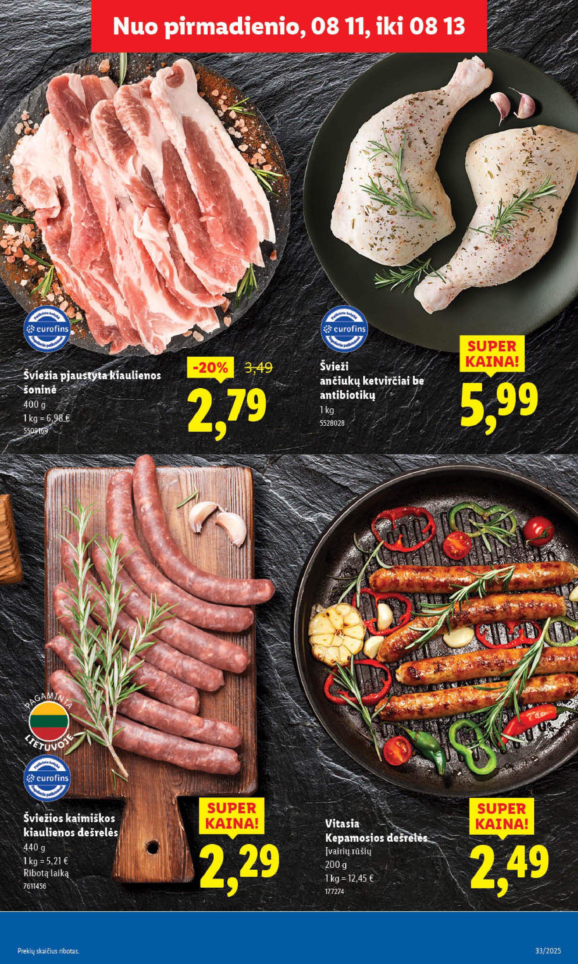 Naujausias LIDL kaininis katalogas 2025.08.11 - 2025.08.17