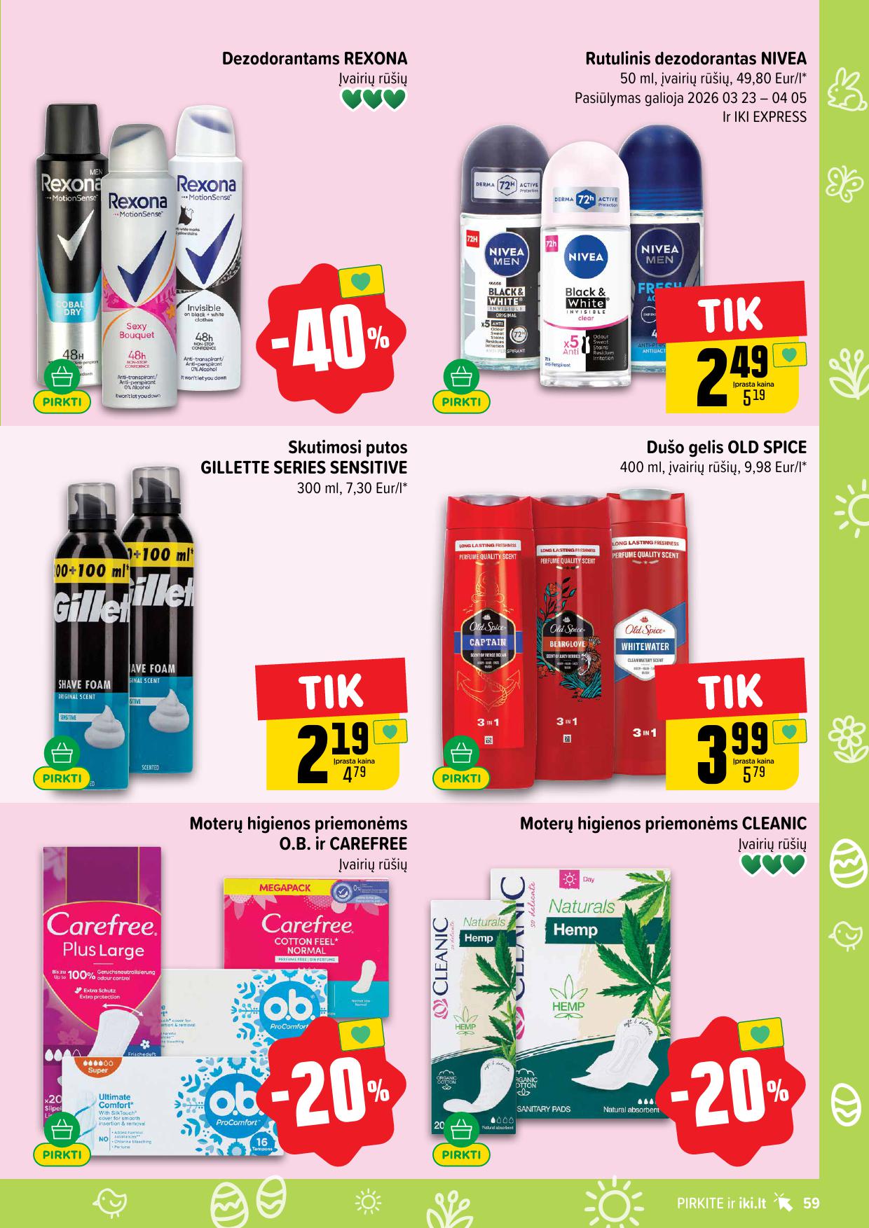 Naujausias IKI kaininis katalogas 2026.03.23 - 2026.03.29