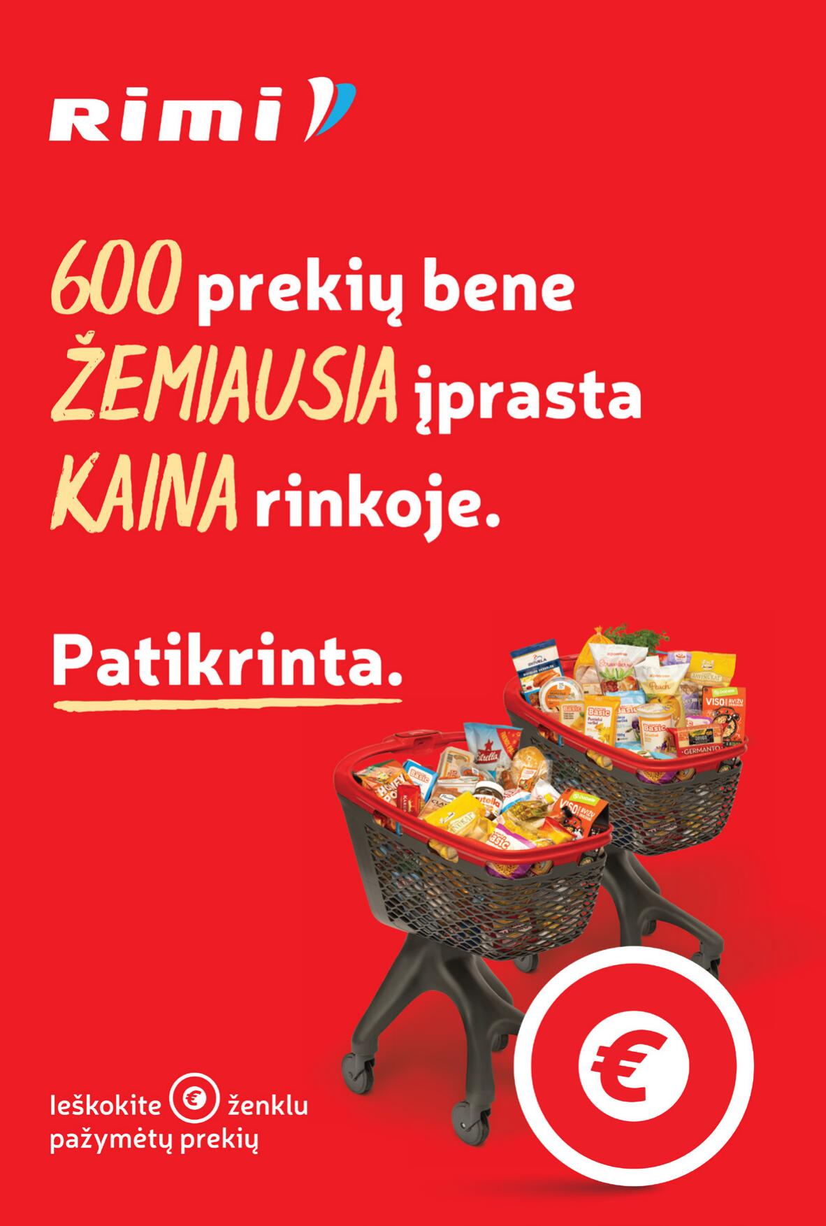 Naujausias RIMI kaininis katalogas 2023.08.08 - 2023.08.14