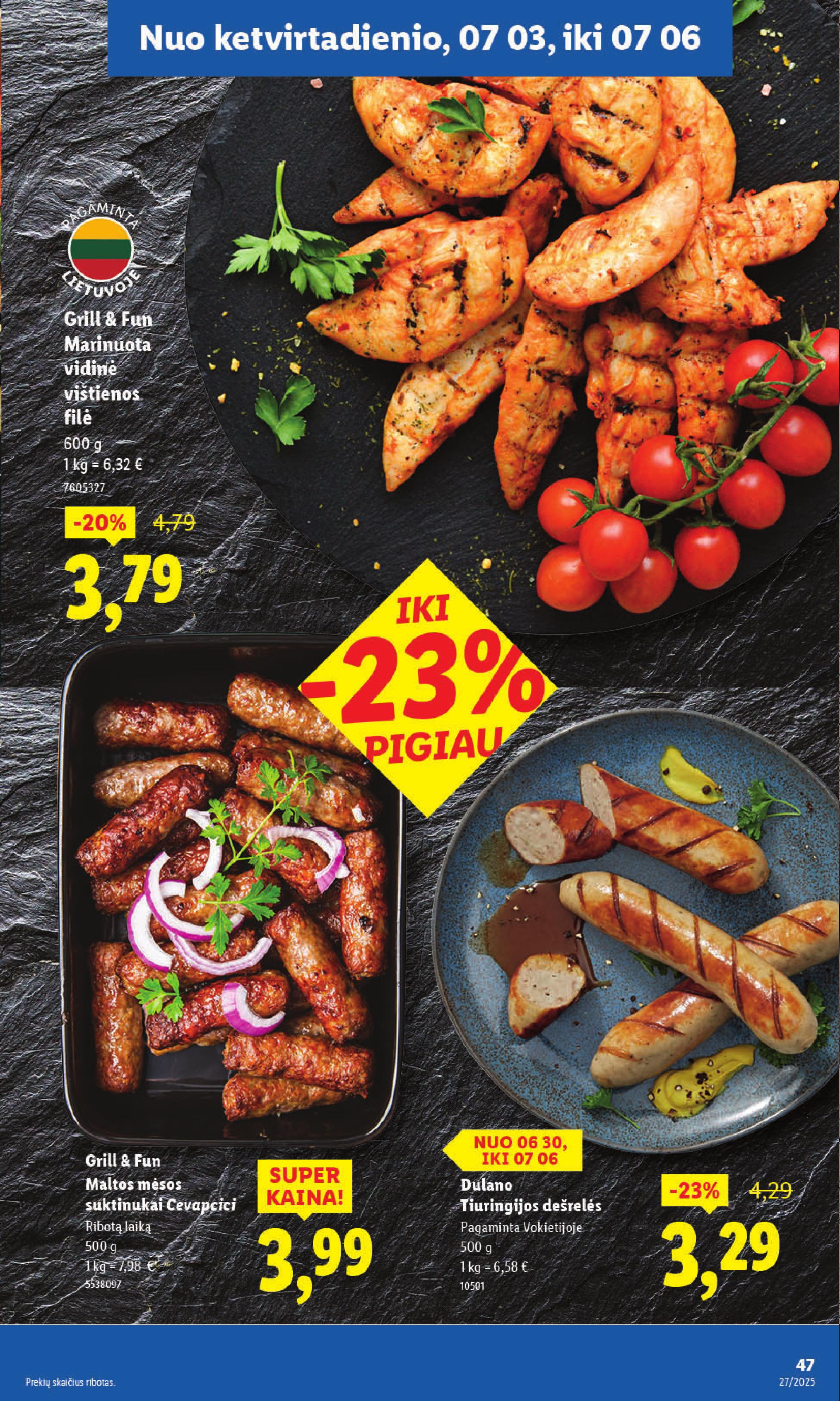 Naujausias LIDL kaininis katalogas 2025.06.30 - 2025.07.06