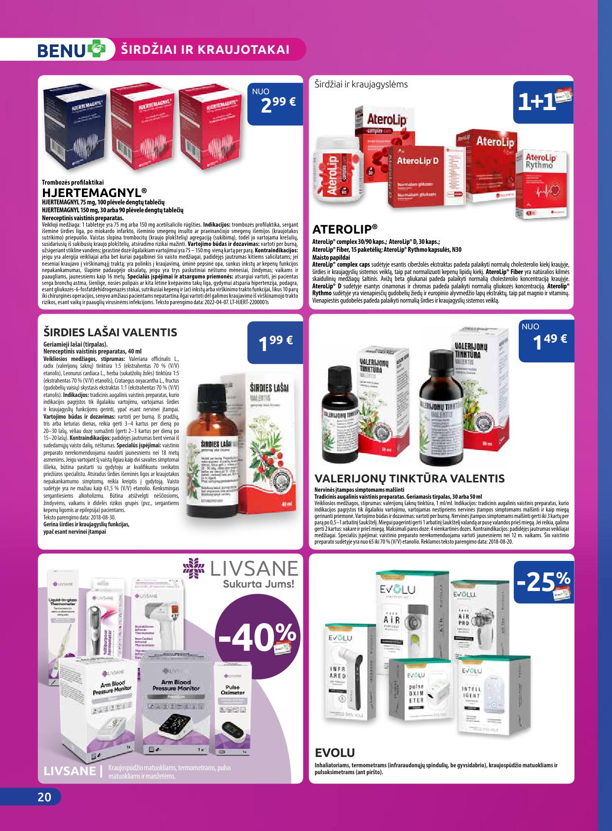 BENU vaistinės akcijų ir nuolaidų leidinys 2026.04.01 - 2026.04.30