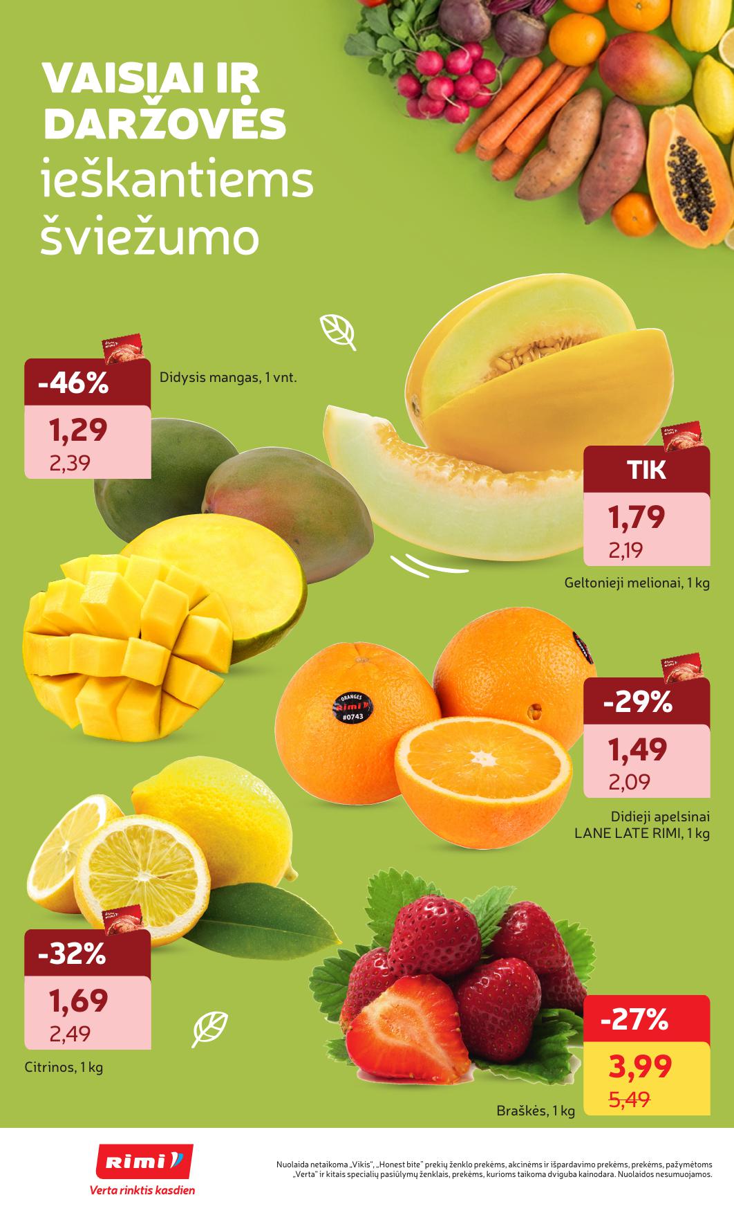 Naujausias RIMI kaininis katalogas 2026.03.31 - 2026.04.06