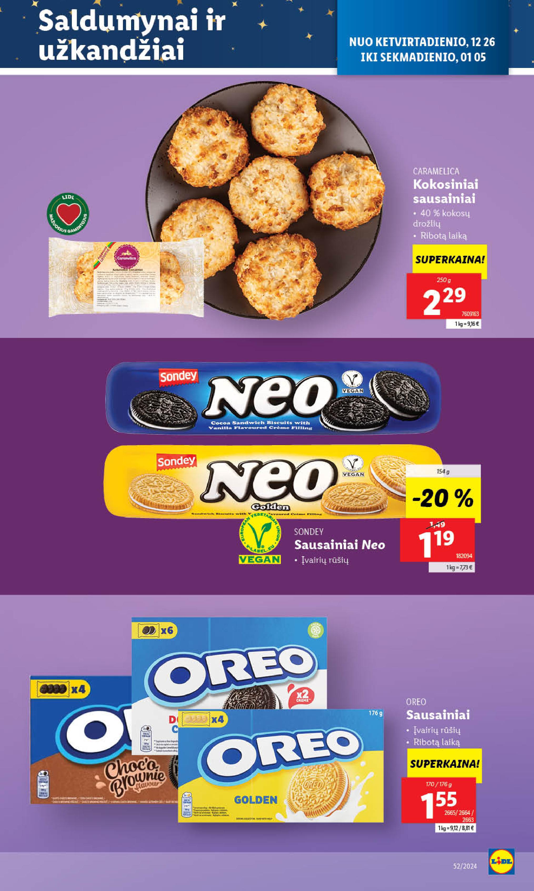 Naujausias LIDL kaininis katalogas 2024.12.26 - 2024.12.31