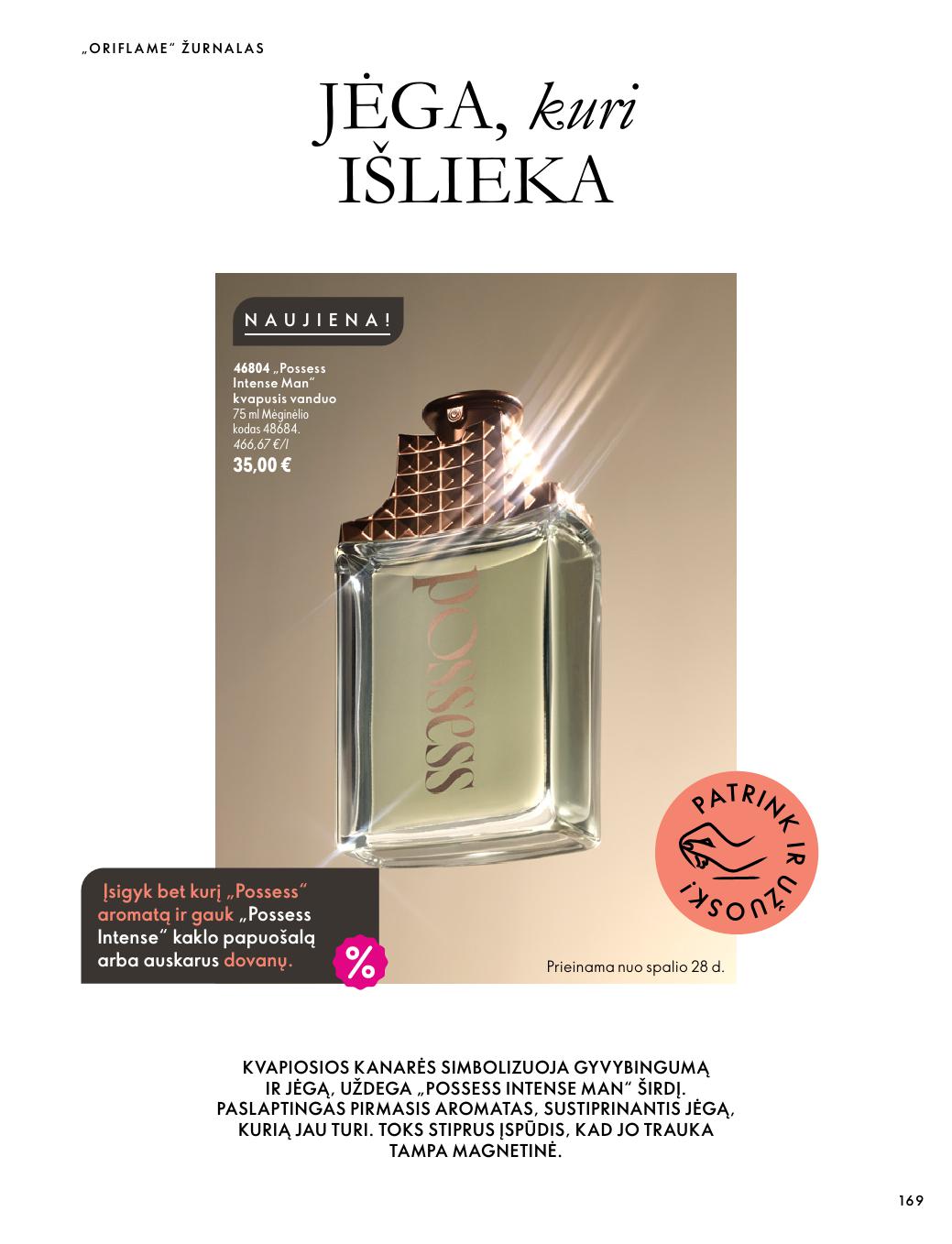ORIFLAME katalogas galioja 2026.10.07 - 2026.11.17