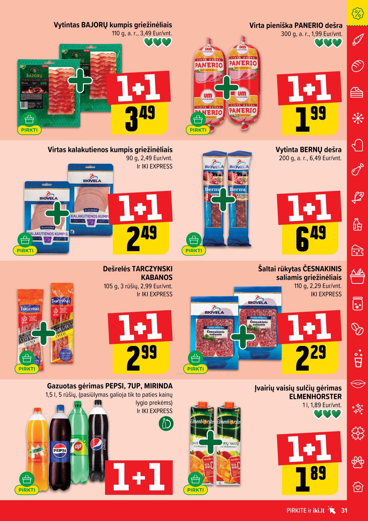 Naujausias IKI kaininis katalogas 2026.01.05 - 2026.01.11