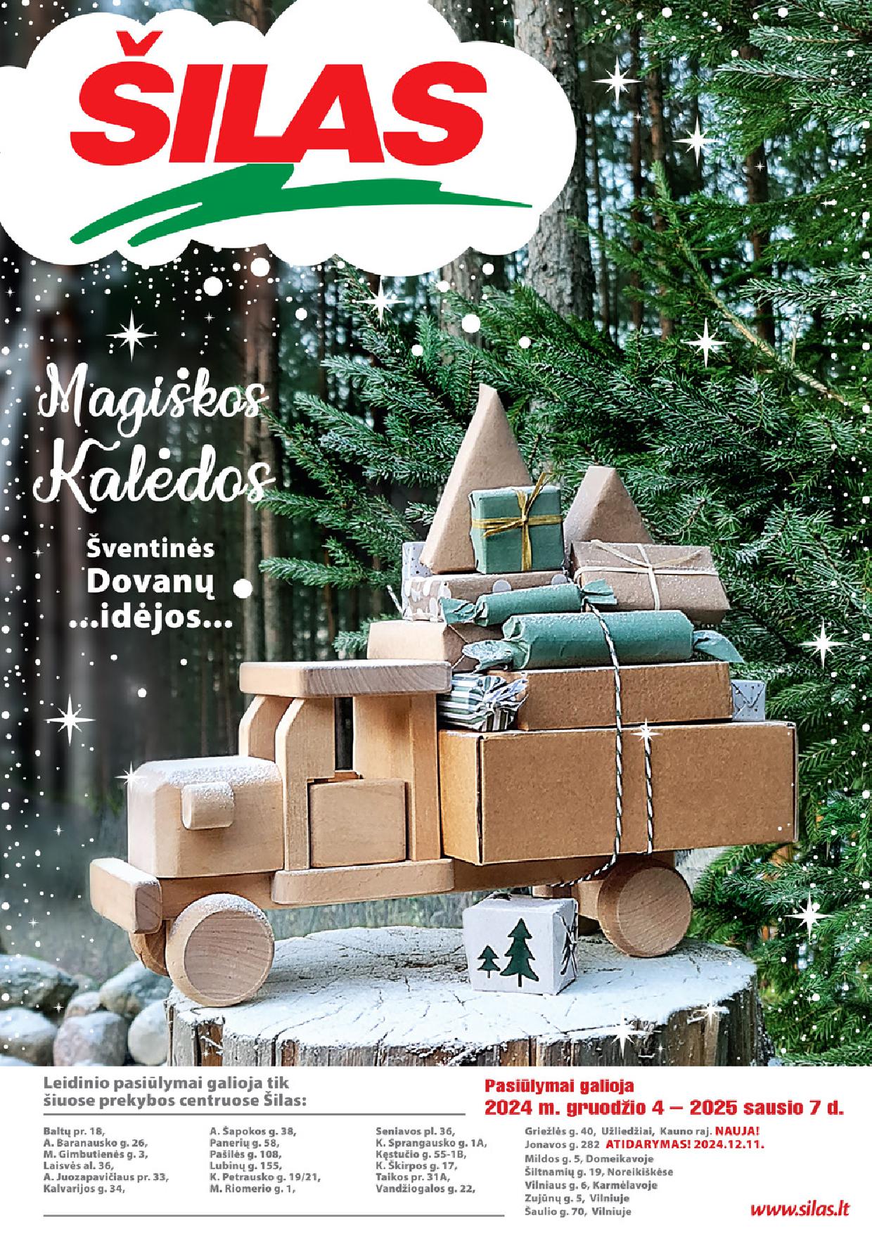 ŠILAS Šventinis leidinys "Magiškos Kalėdos" 2024.12.04 iki 2025.01.07