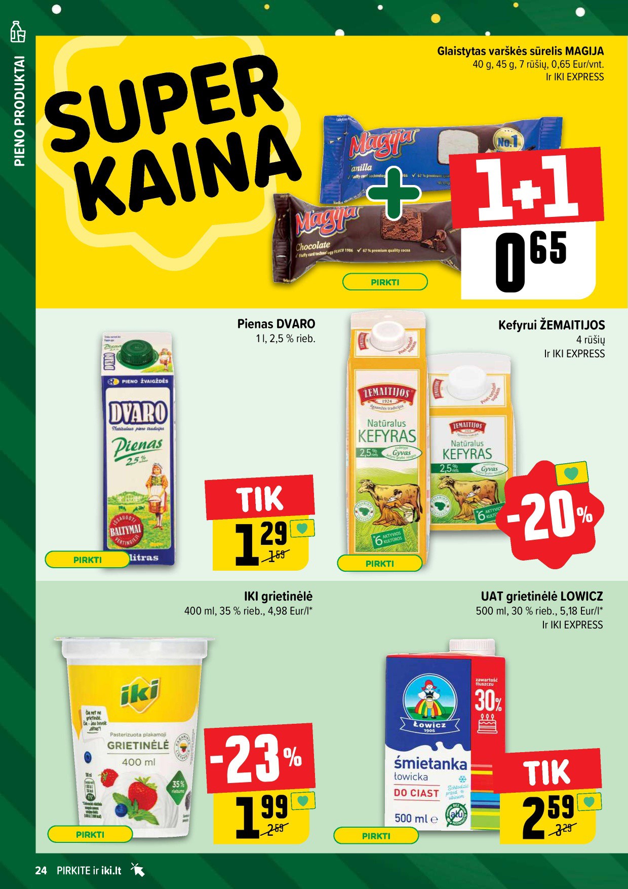 Naujausias IKI kaininis katalogas 2024.12.23 - 2024.12.29