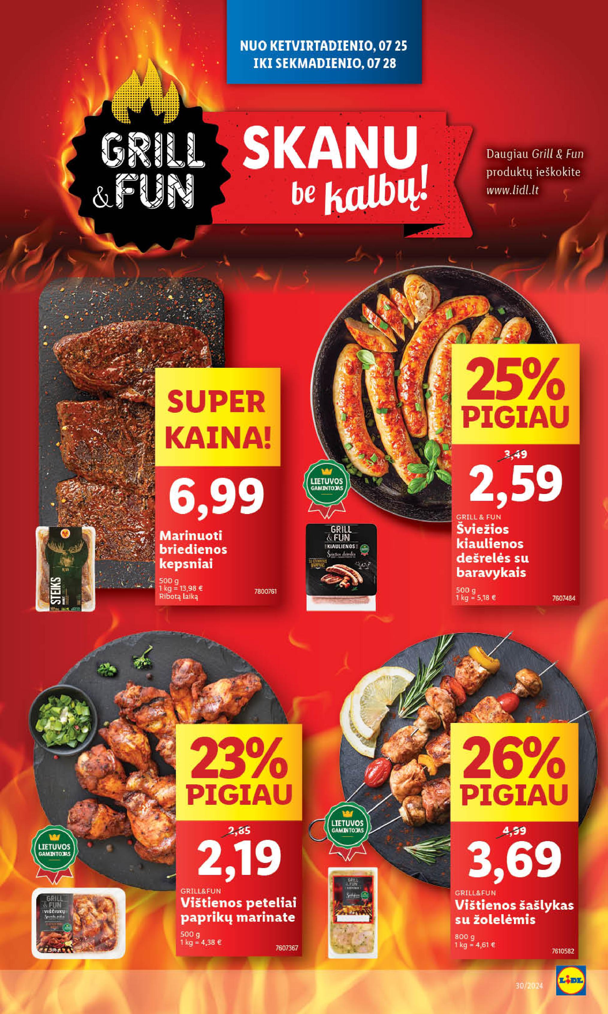 Naujausias LIDL kaininis katalogas 2024.07.22 - 2024.07.28