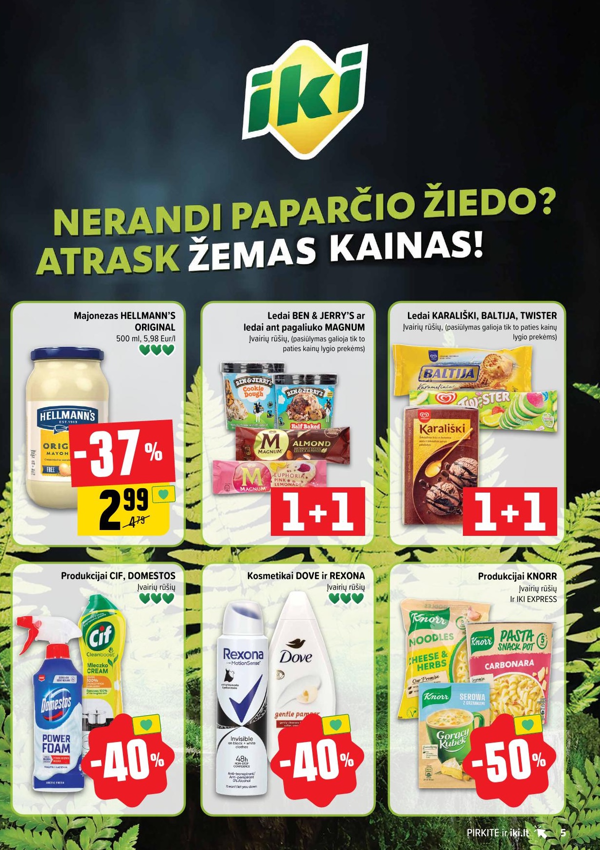 Naujausias IKI kaininis katalogas 2025.06.16 - 2025.06.22