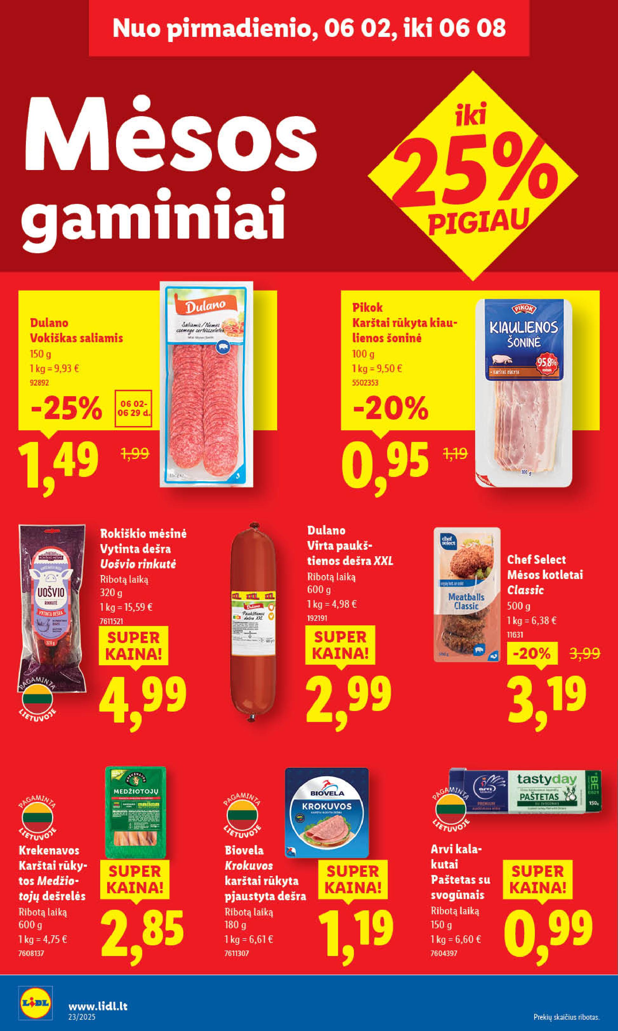 Naujausias LIDL kaininis katalogas 2025.06.02 - 2025.06.08