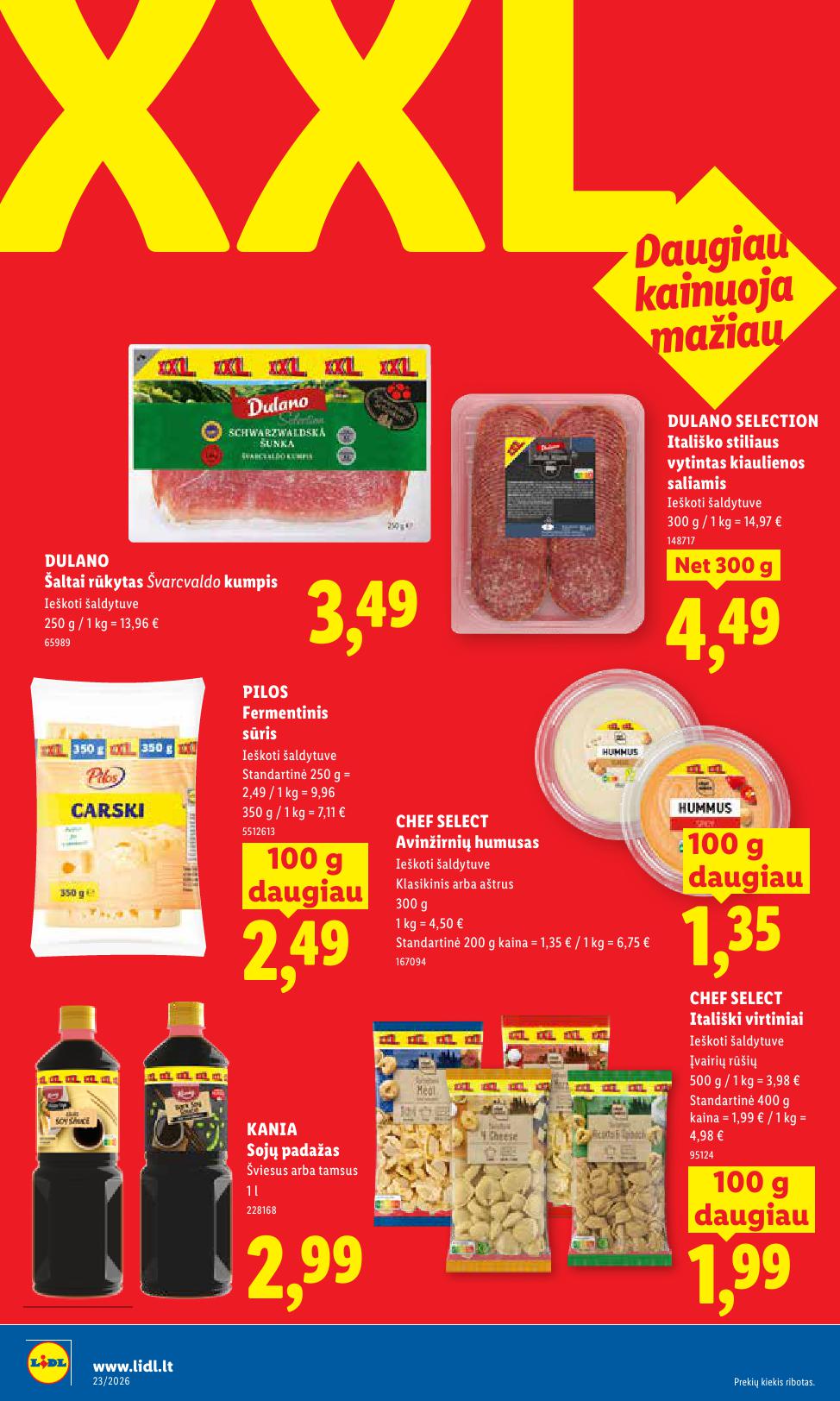 Naujausias LIDL kaininis katalogas 2026.06.01 - 2026.06.07