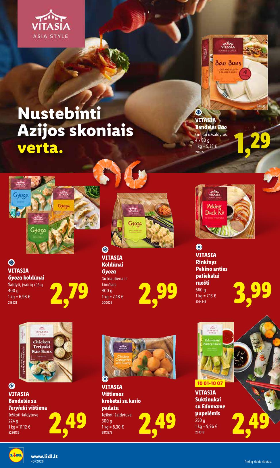 Naujausias LIDL kaininis katalogas 2026.09.28 - 2026.10.04