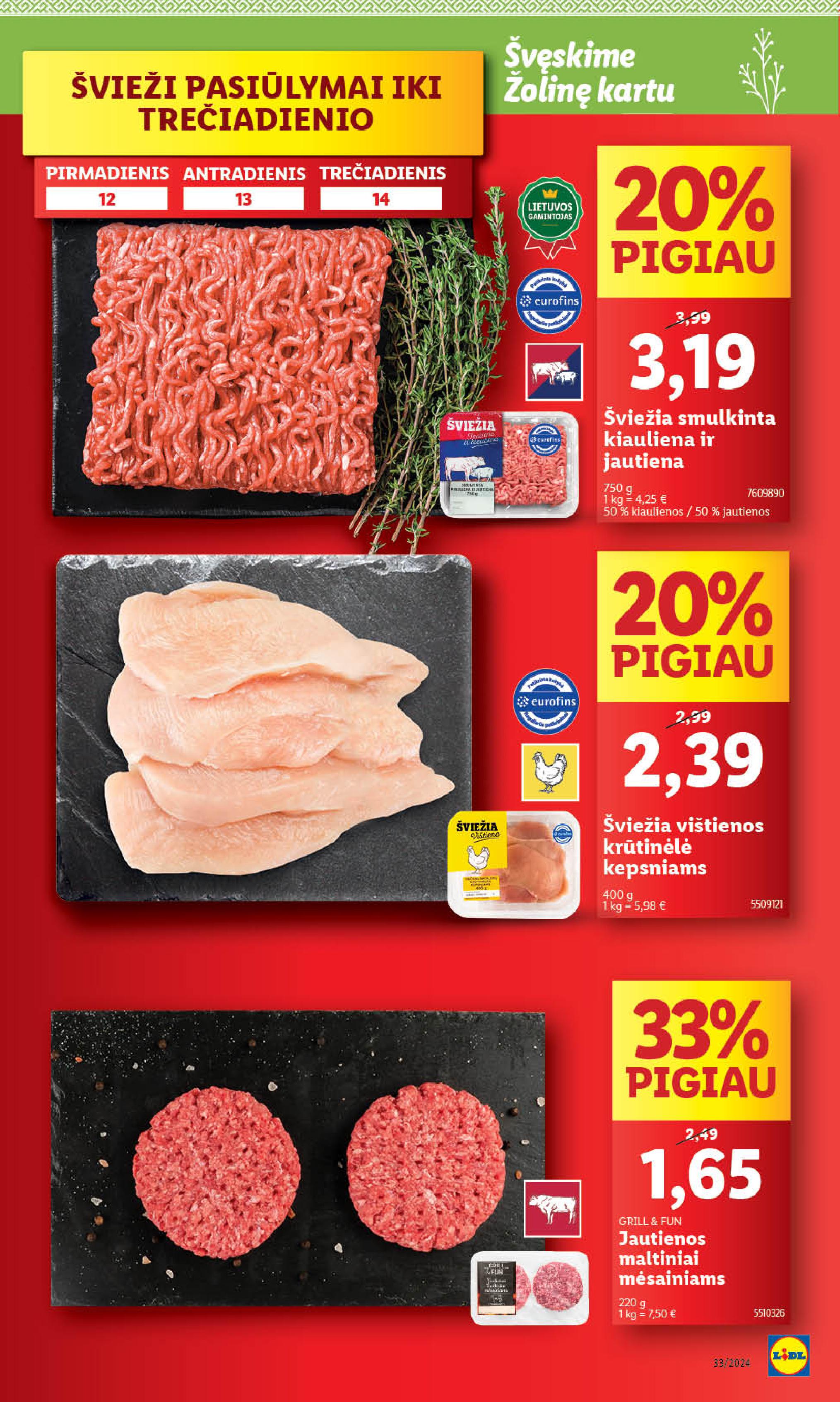 Naujausias LIDL kaininis katalogas 2024.08.12 - 2024.08.18