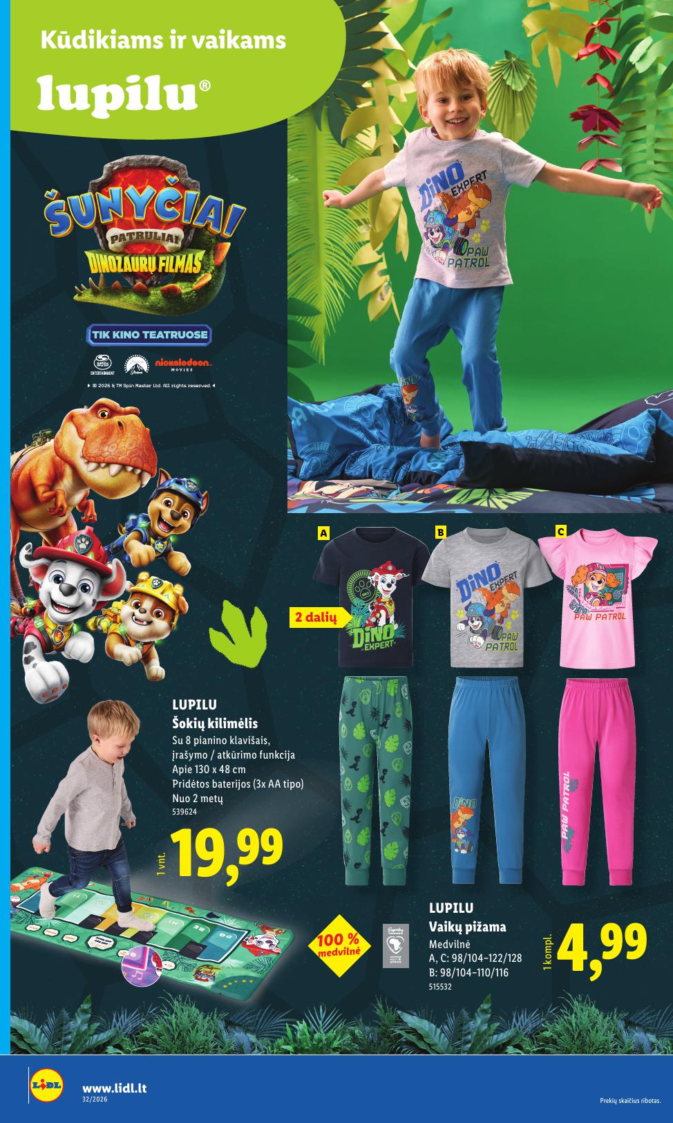 LIDL mokyklinių prekių katalogas "Atgal į mokyklą"